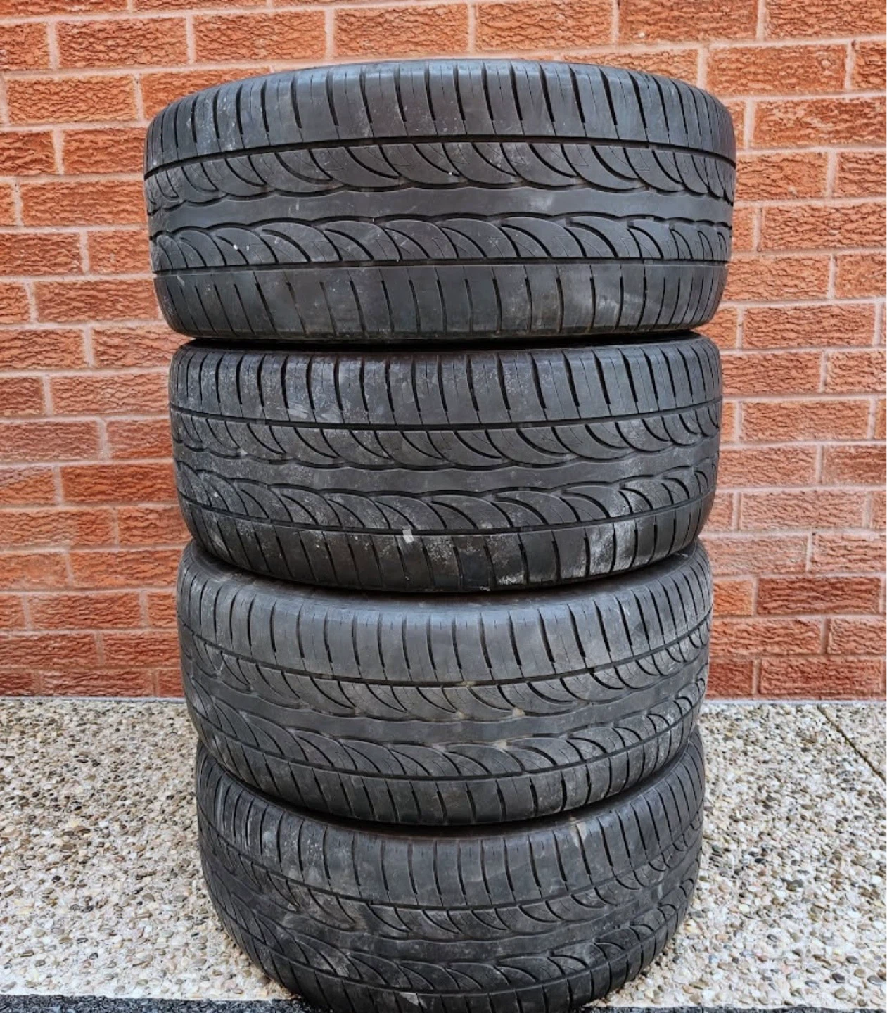 Set of 4 Tires and Rims 245 45 R18 - photo 2