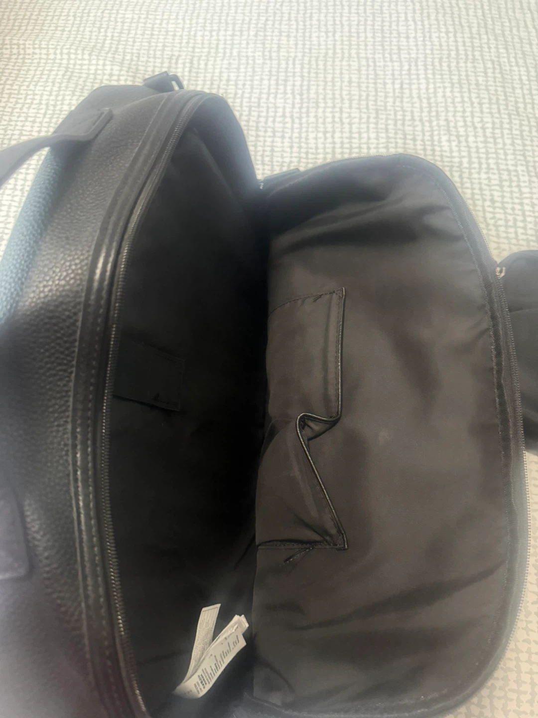 Black Faux Leather laptop bag - photo 3