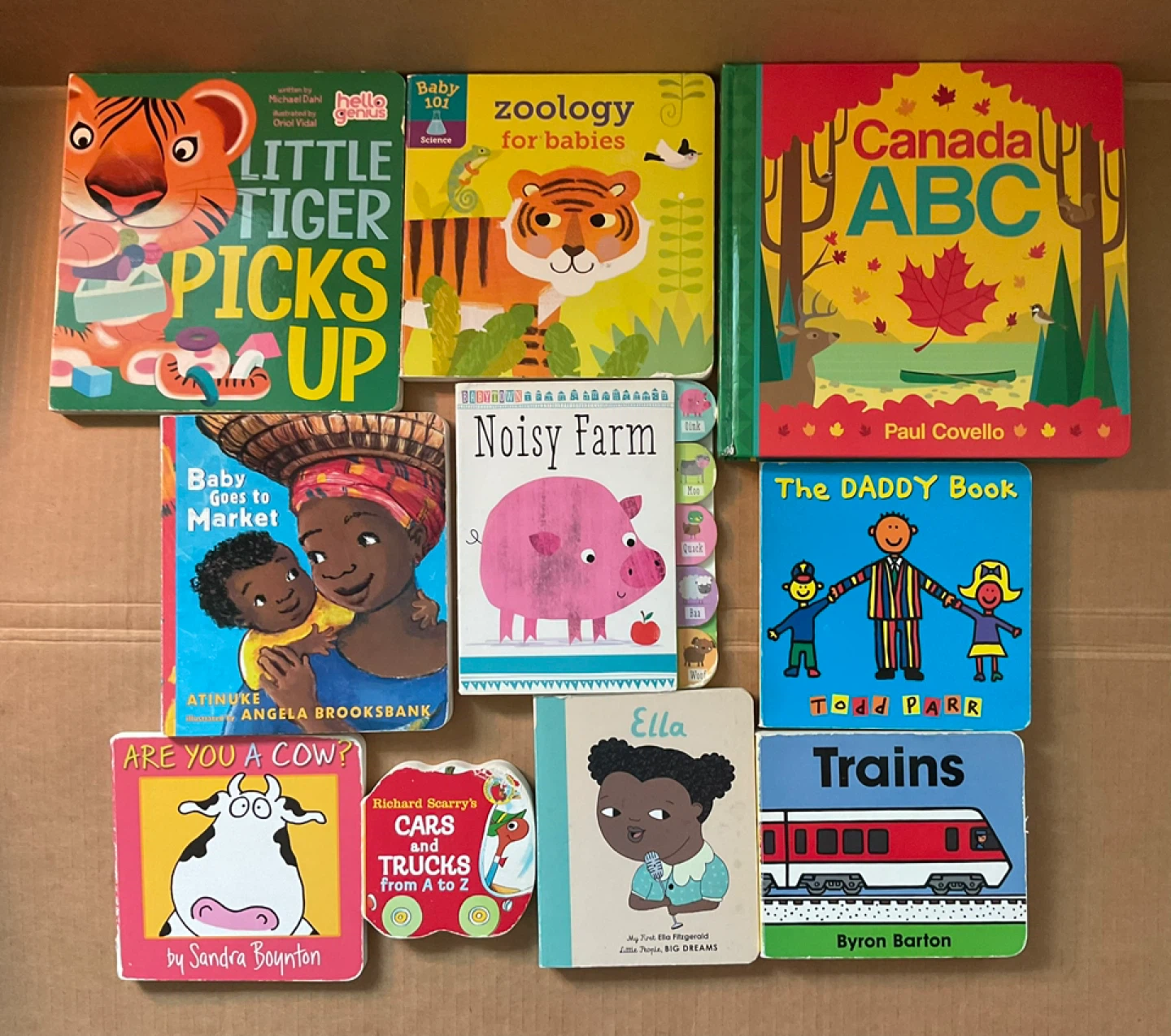 10 Children's Board Book Bundle - ‘Canada ABC’ and more
