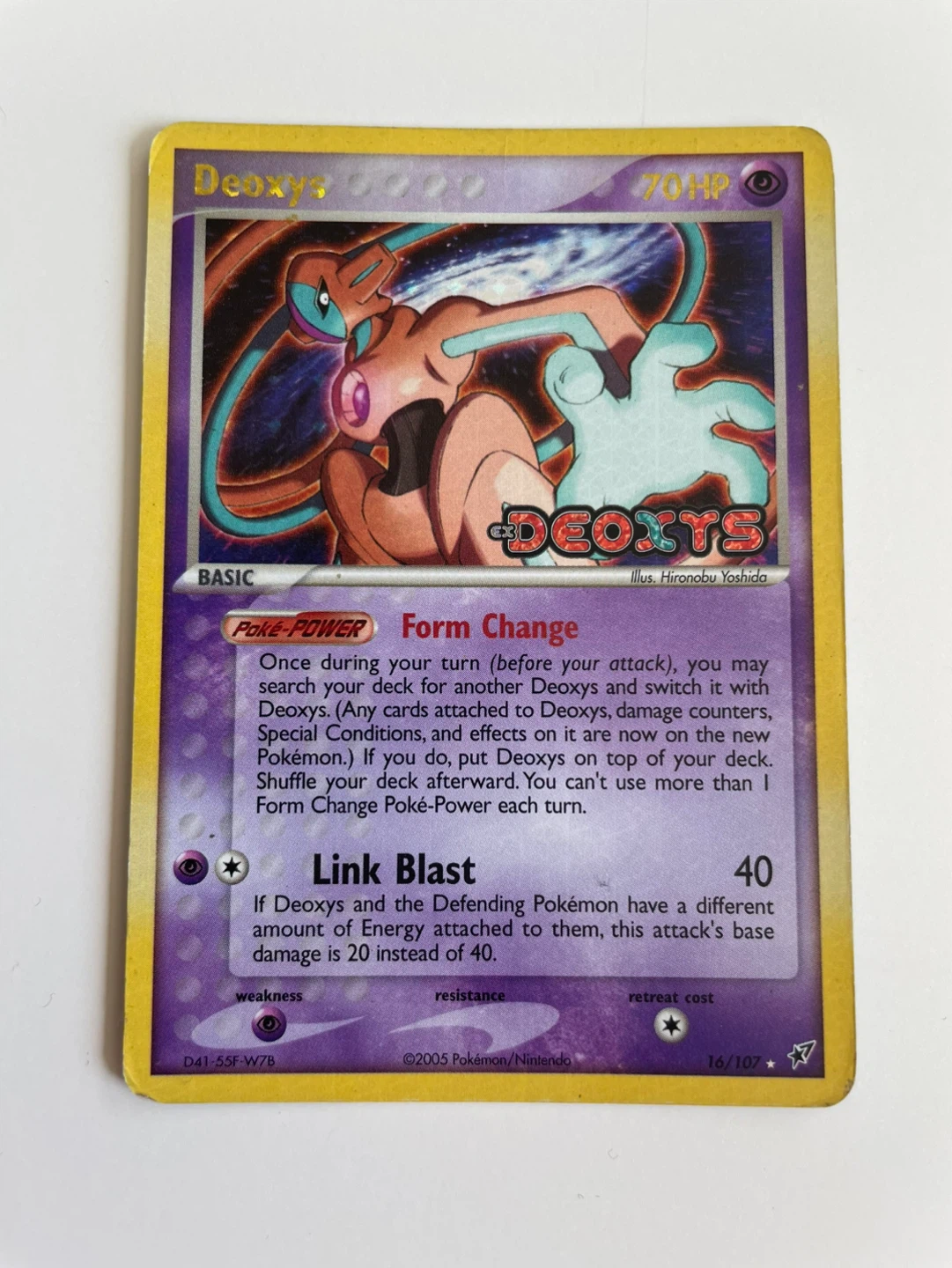 Stamped Deoxys normal forme