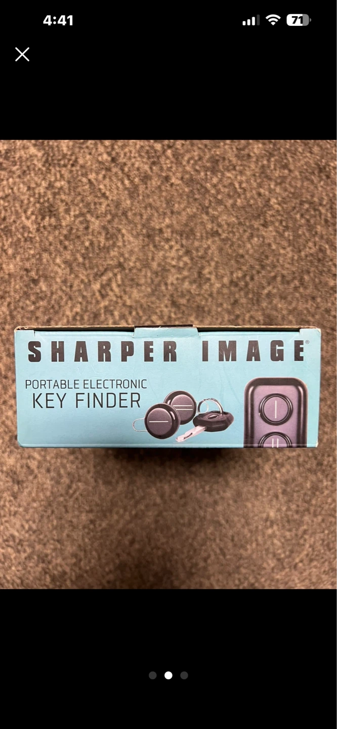 Sharper Image Portable Electronic Key Finder - photo 3
