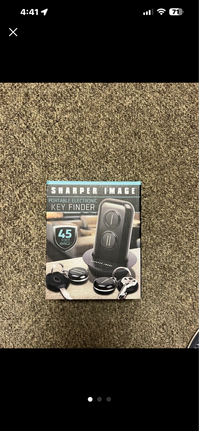 Sharper Image Portable Electronic Key Finder