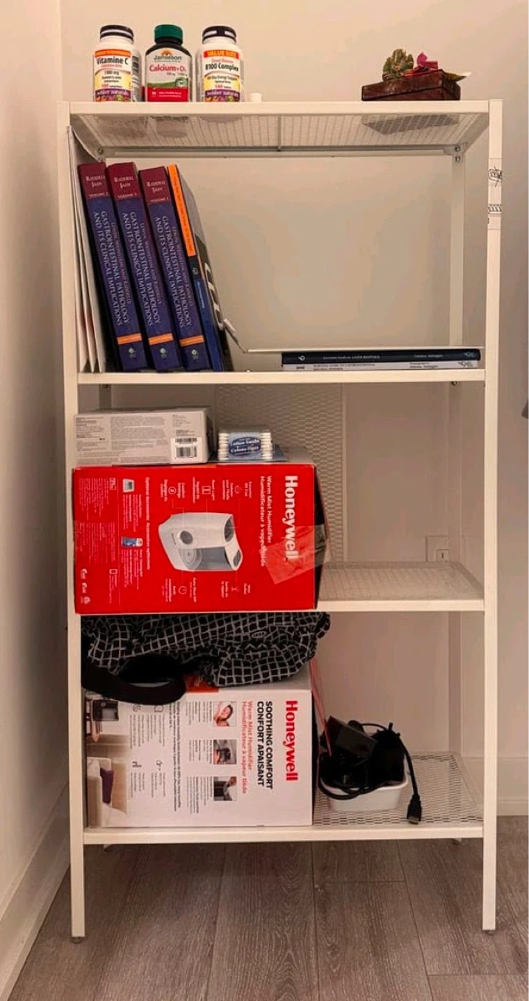 IKEA 4 Tier Stainless Steel Shelving