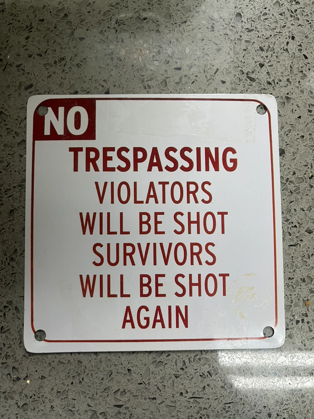 No Trespassing Sign