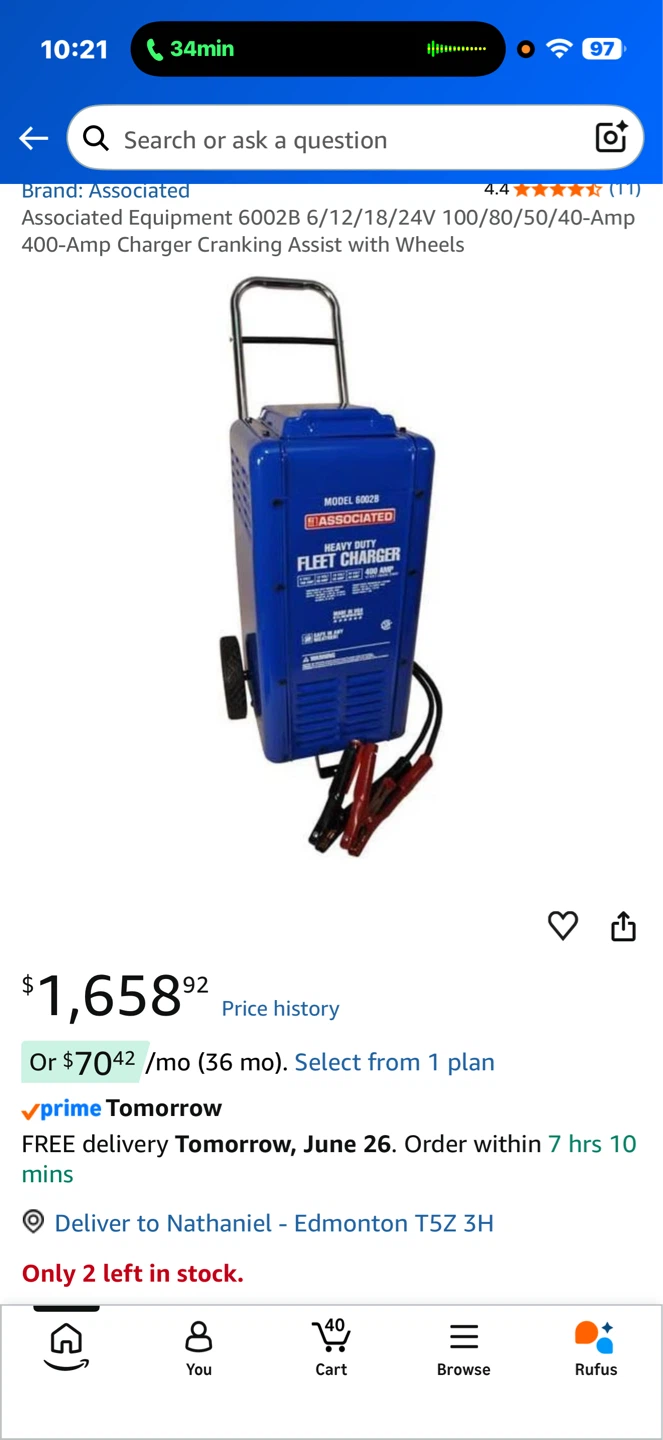 Associated 6002B Heavy Duty Fleet Battery Charger - photo 3