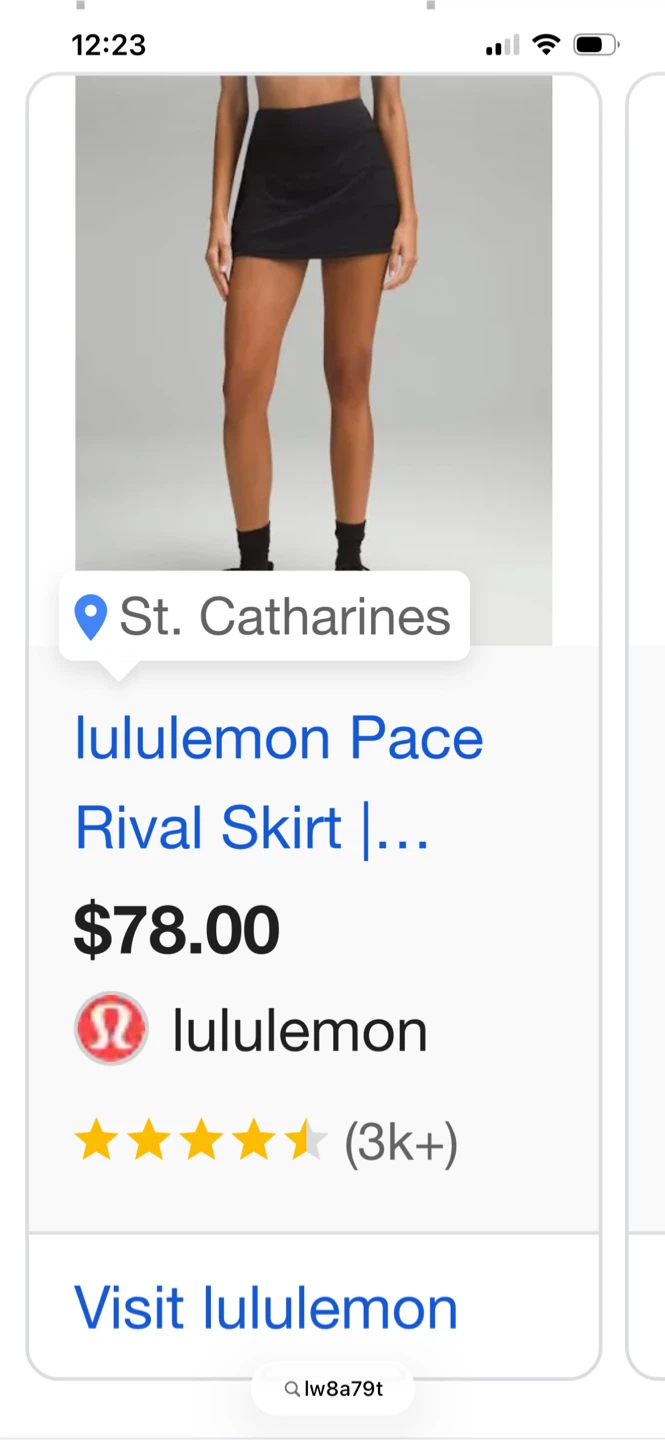 Lululemon pace rival Skirt size 8 - photo 4