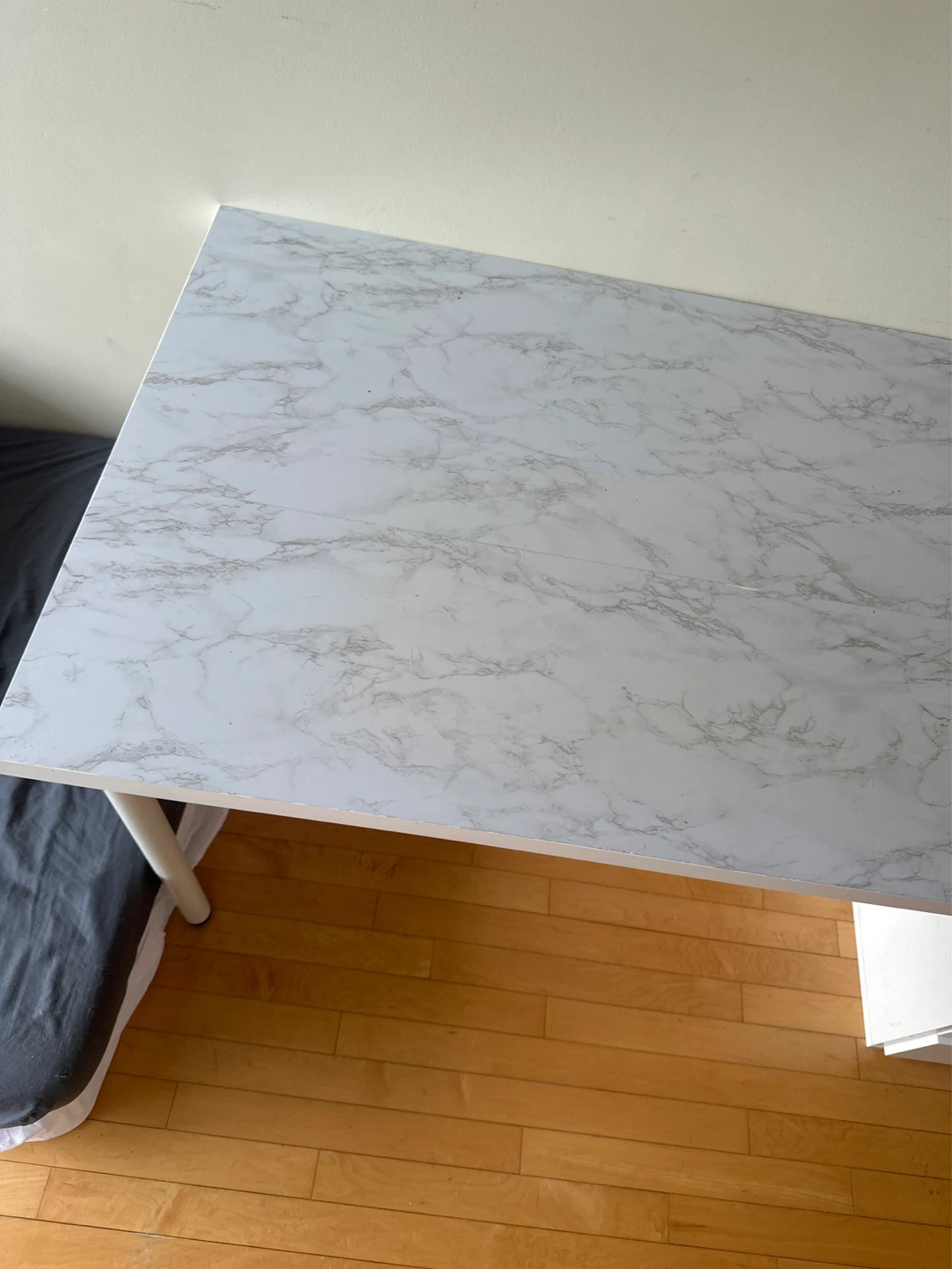 IKEA White Alex Desk with Drawer Unit - photo 2