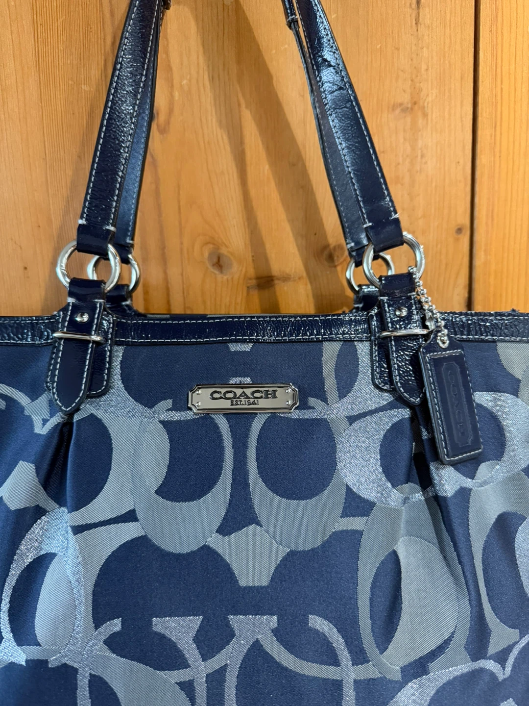 Vintage Coach Monogram Tote Bag Y2K - photo 2