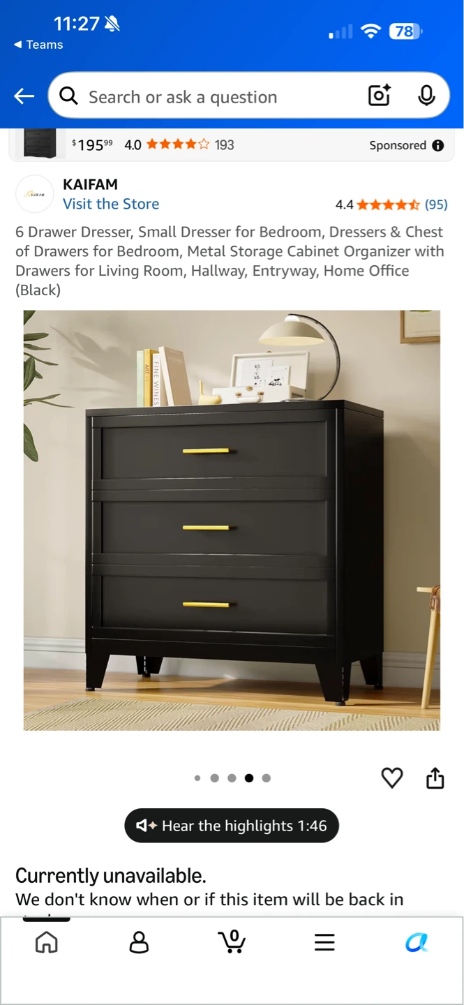 Dresser with Gold Handles - photo 5