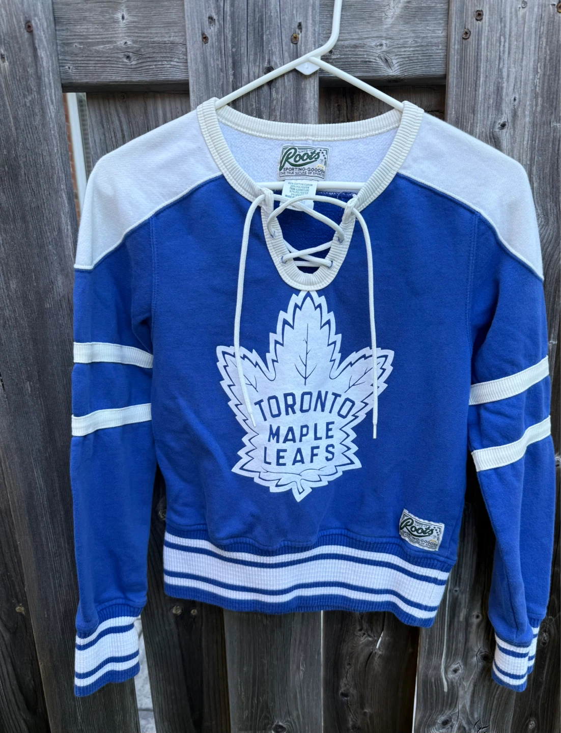 Roots Toronto Maple Leafs Hockey Style Sweatshirt