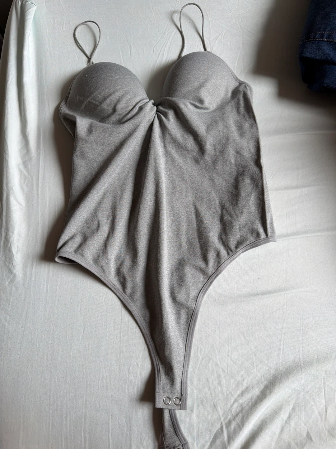 Forever 21 Grey Bodysuit - S/M