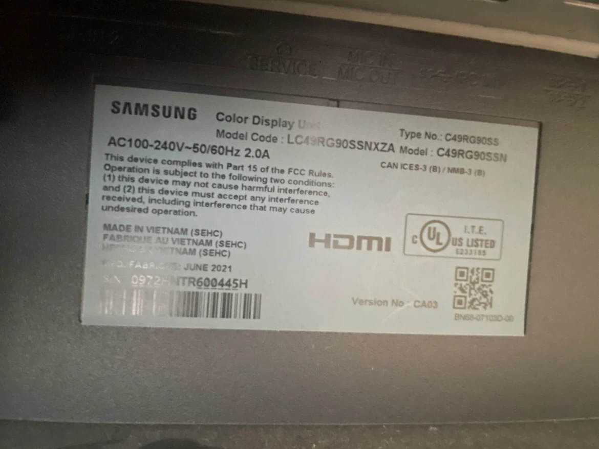 Samsung LC49RG90SSN Curved Monitor - photo 3