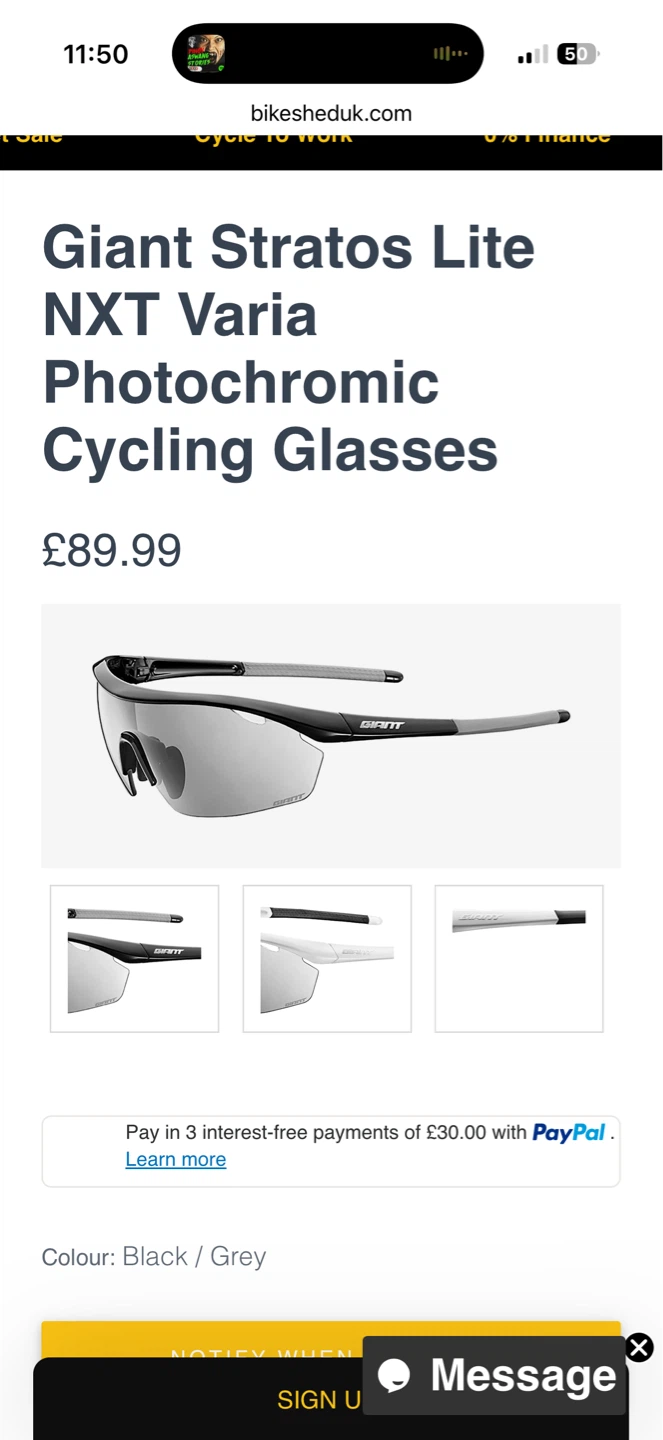 Giant Stratos Lite Cycling Sunglasses - photo 5