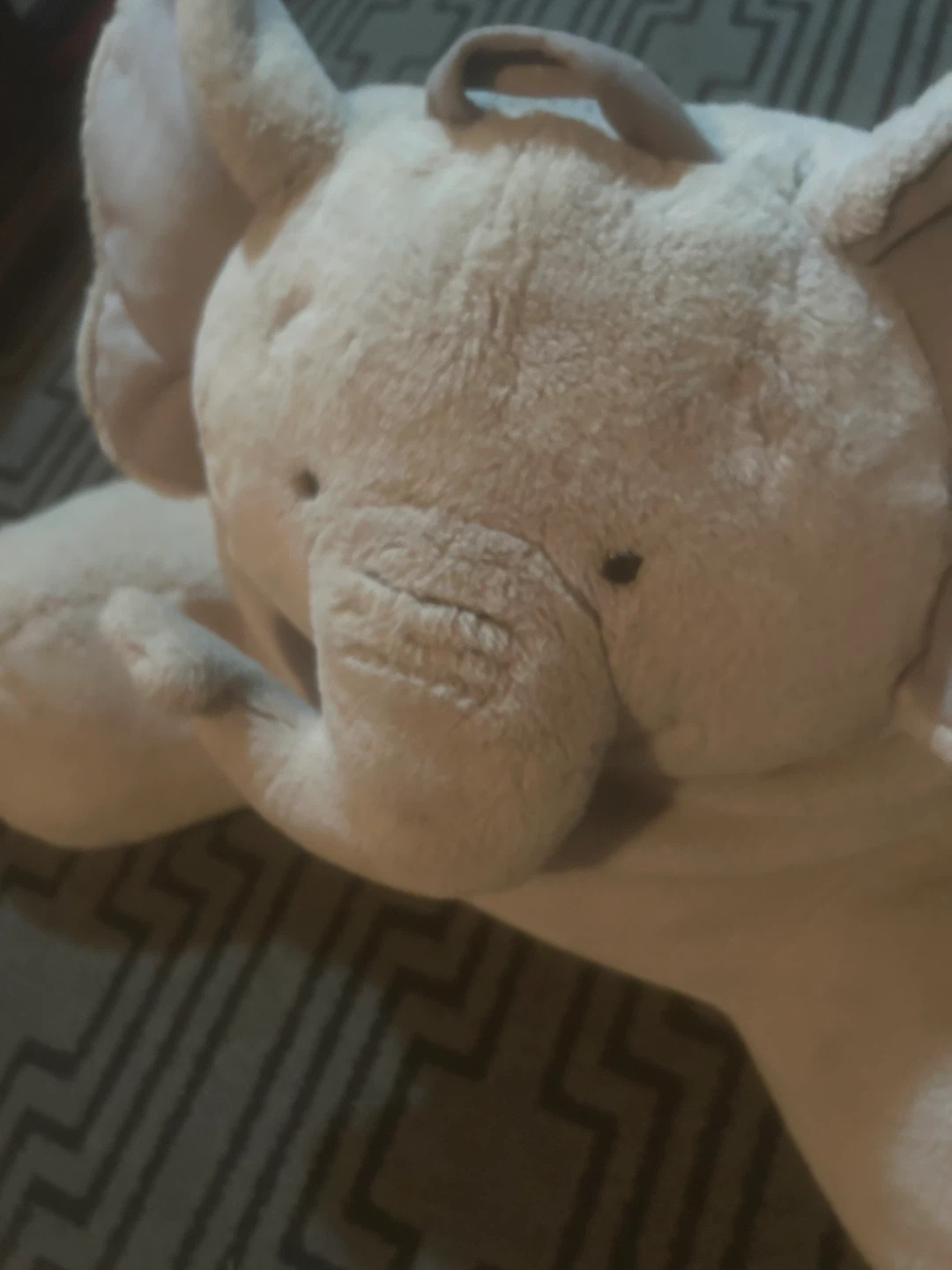 Plush Elephant baby cushion