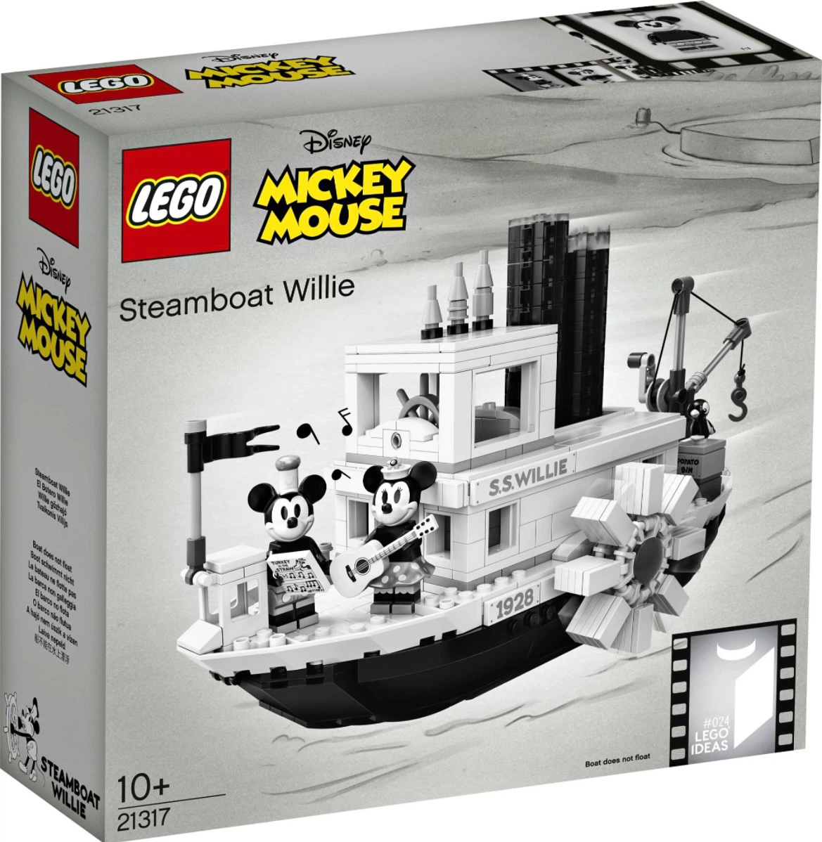LEGO Disney Mickey Mouse Steamboat Willie 21317