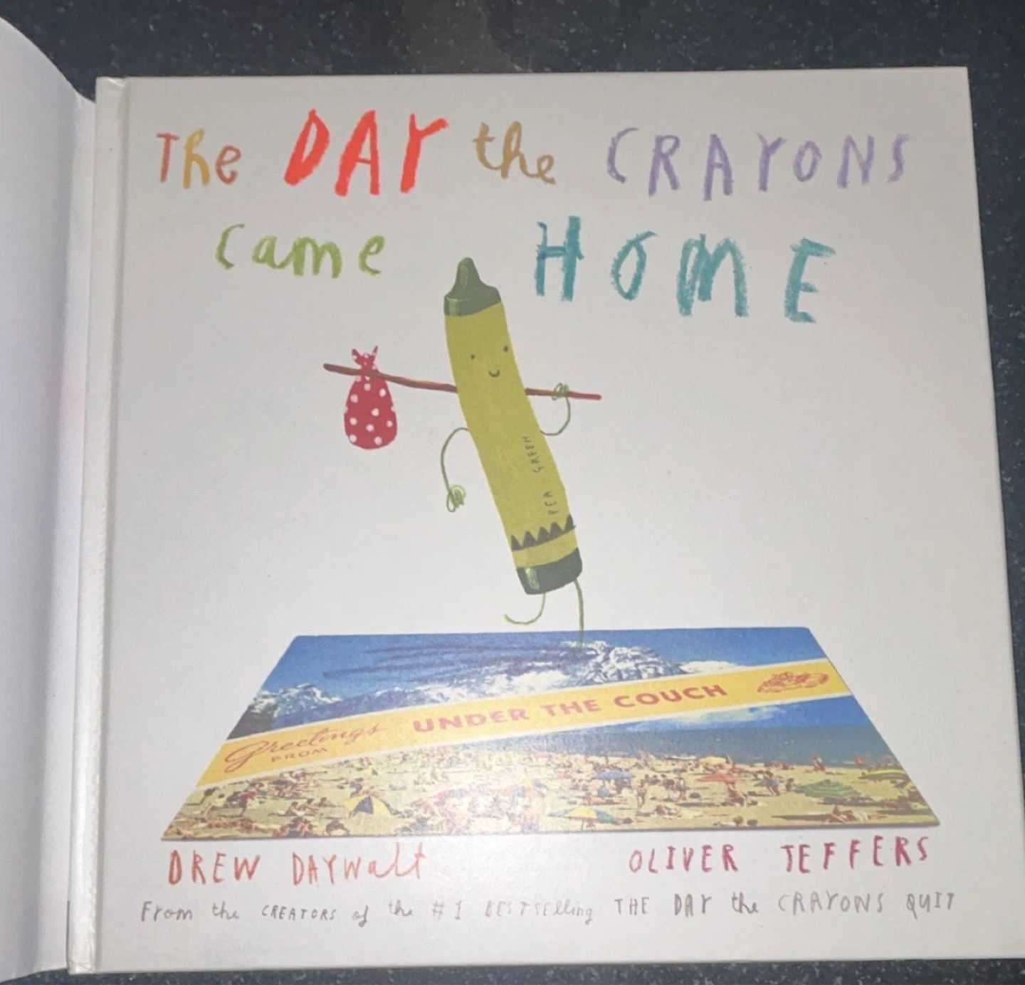 Drew Daywalt the day the crayons came home, picture book