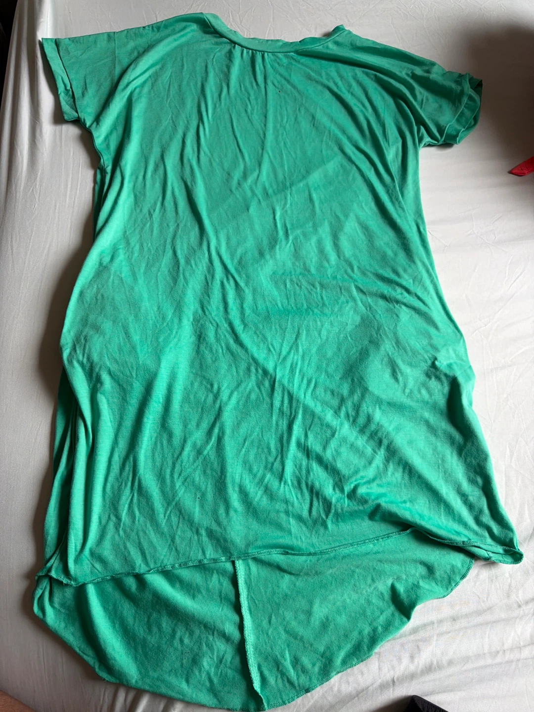 Green T-shirt Dress