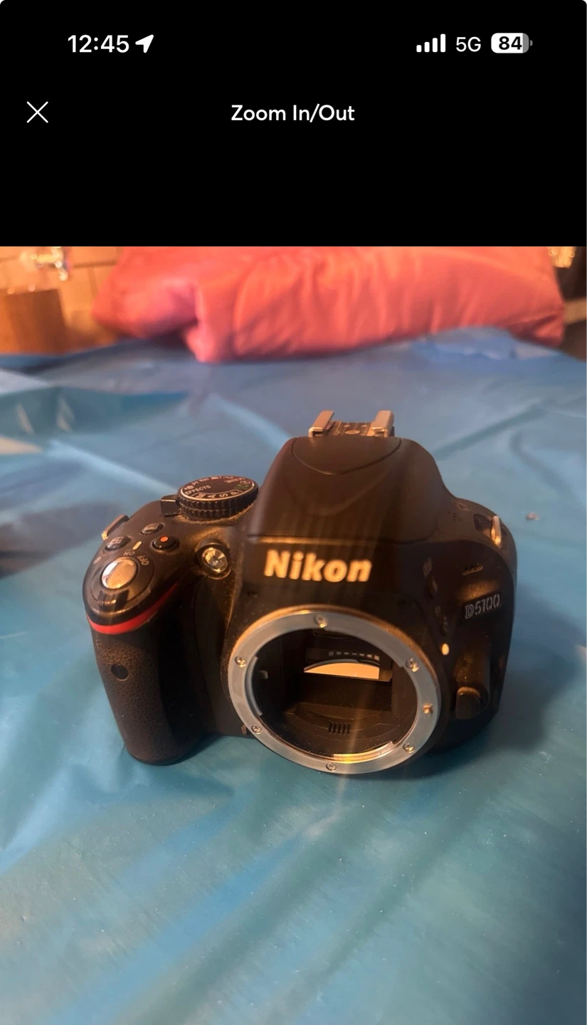 Nikon D5100 DSLR Camera with 2 Lenses, Flash, Battery & Charger