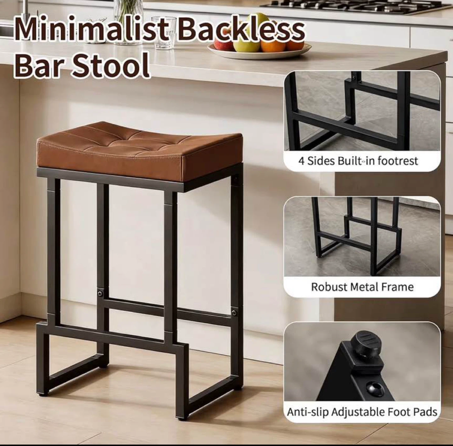 24" Counter Height Bar Stool - photo 5