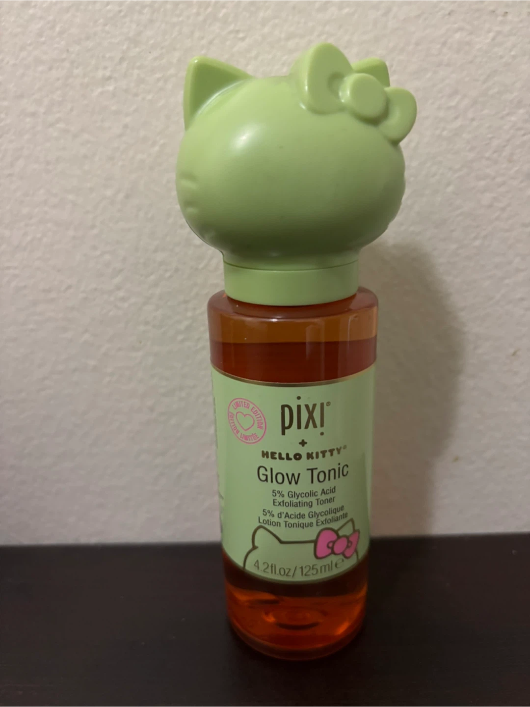 NEW-Pixi Hello Kitty Glow Tonic Exfoliating Toner 4.2 fl oz