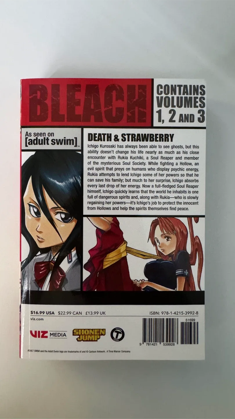 Bleach 3-in-1 Manga Volumes 1-3 by Tite Kubo - photo 2