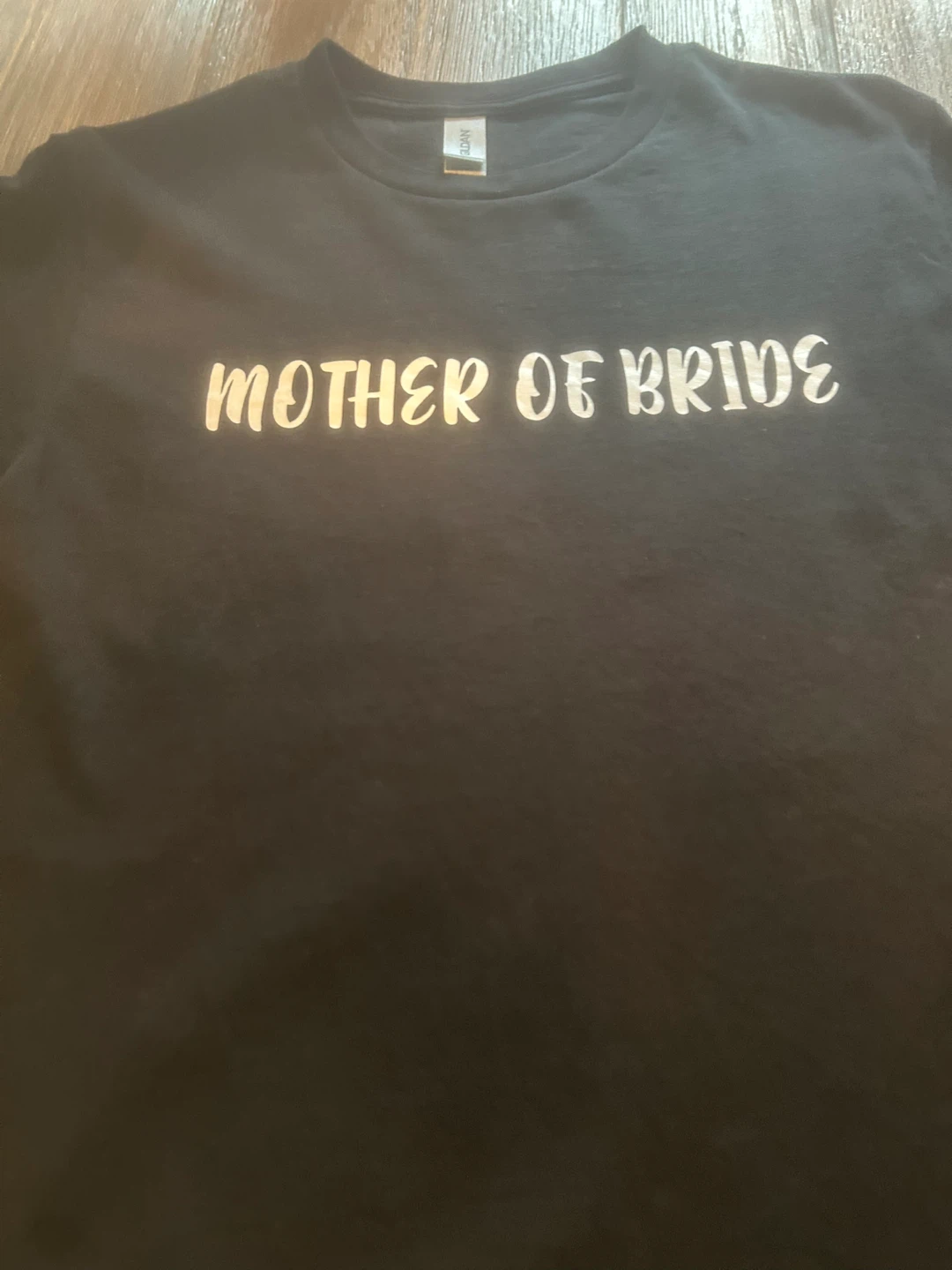 Black "Mother of Bride" T-Shirt - photo 2