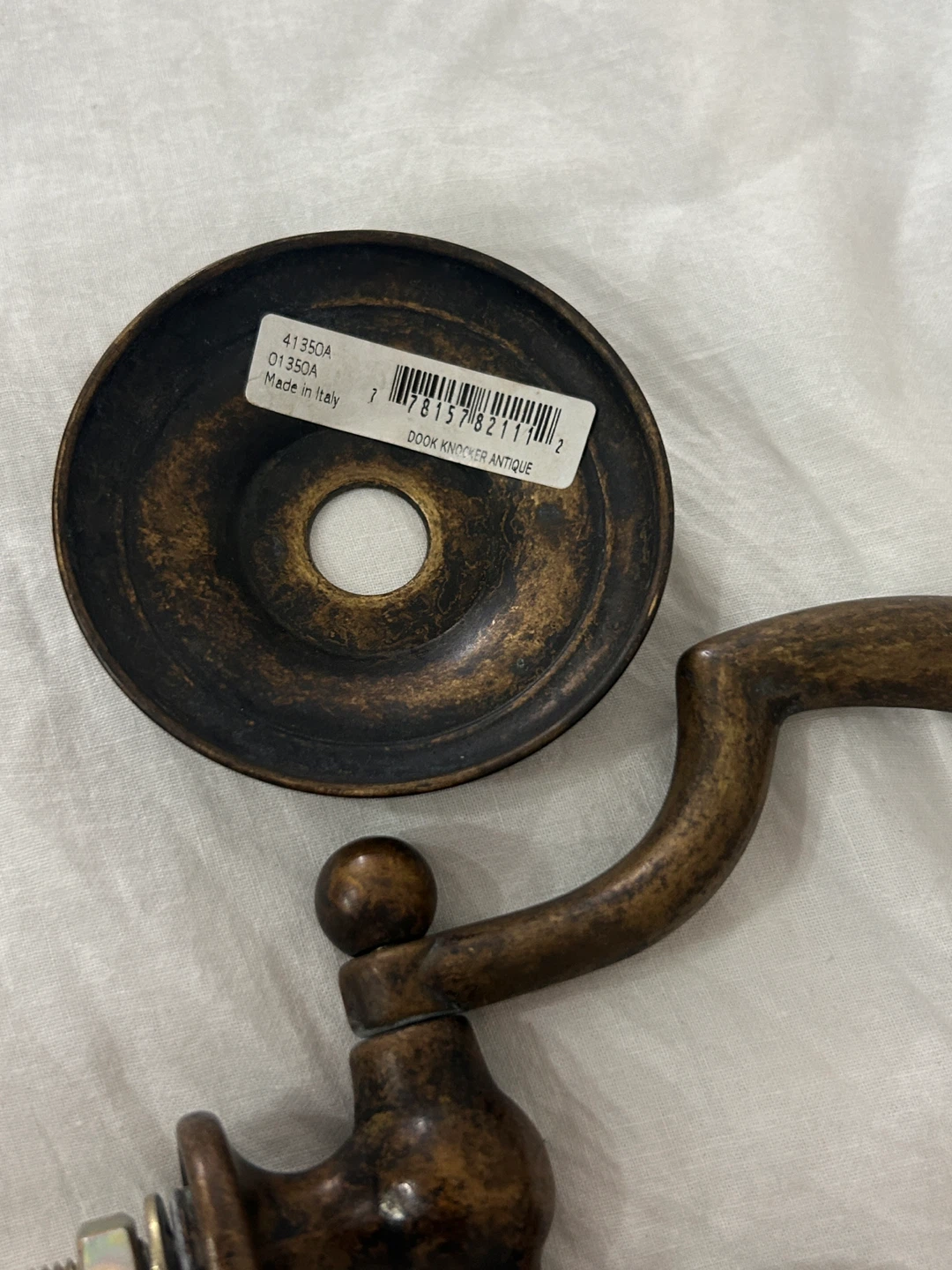 Antique Brass Door Knocker - photo 2