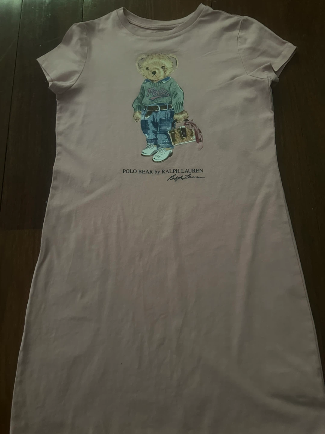 Polo Ralph Lauren Kids Pink Polo Bear Dress - photo 2