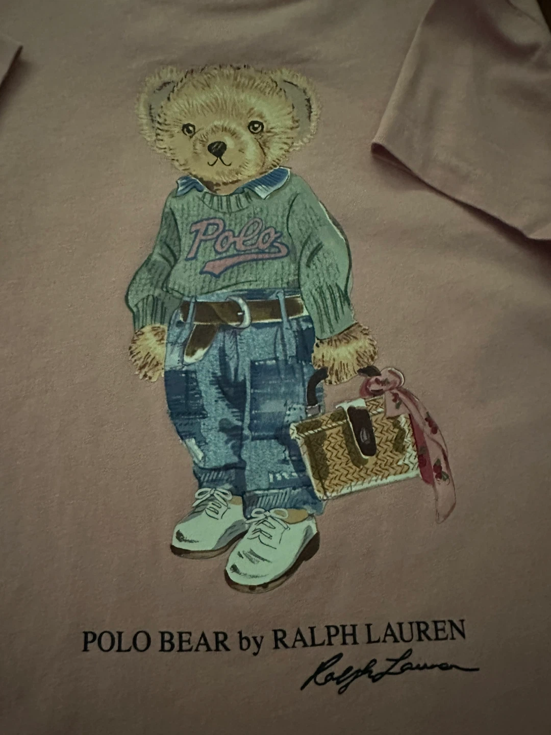 Polo Ralph Lauren Kids Pink Polo Bear Dress - photo 3