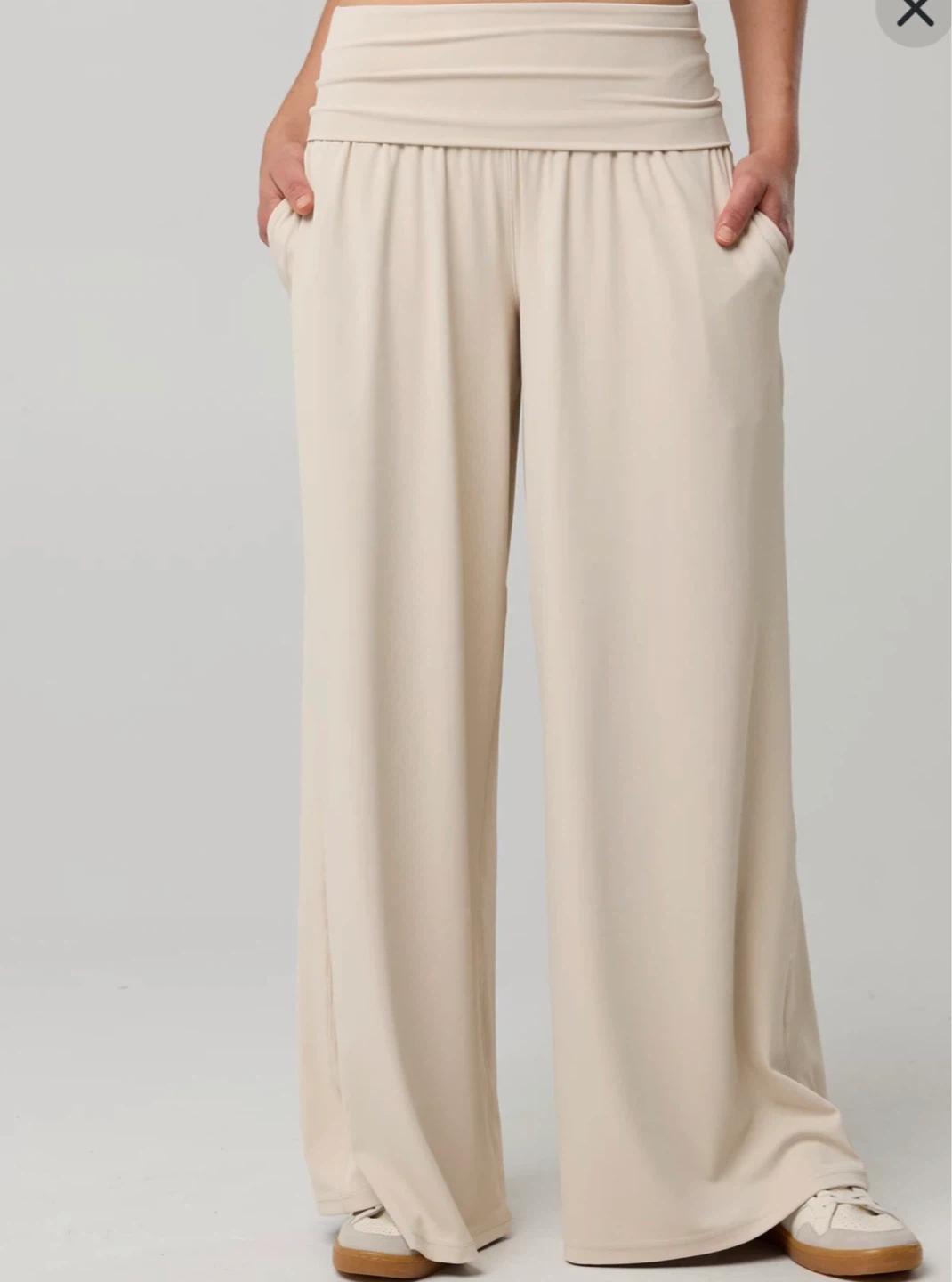 Aerie OFFLINE Foldover Super Wide Leg Pant –  Size S Short