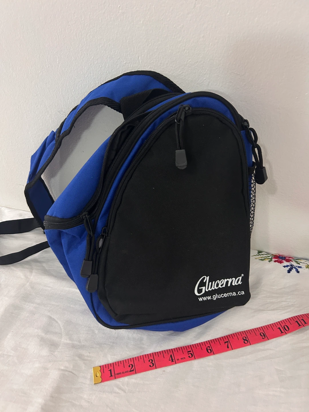 Glucerna Blue and Black Sling Bag