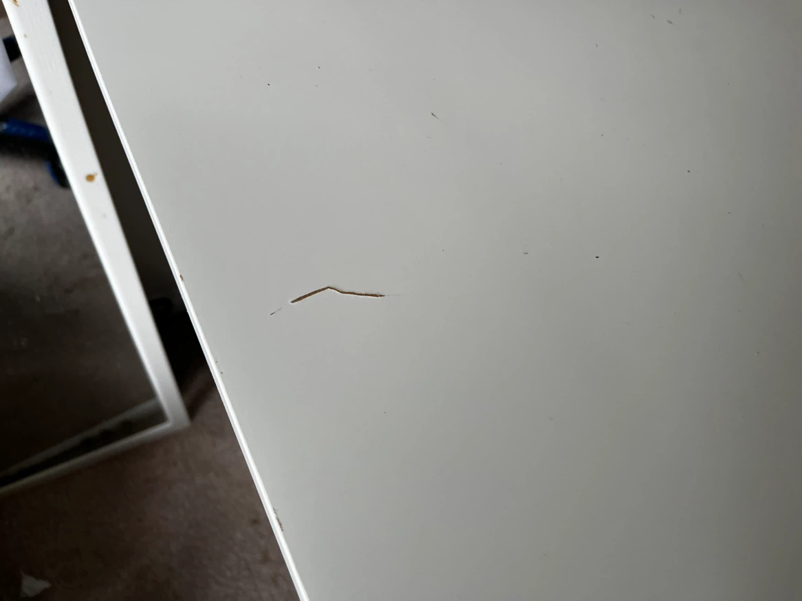 White IKEA LAGKAPTEN/ALEX Desk - photo 2