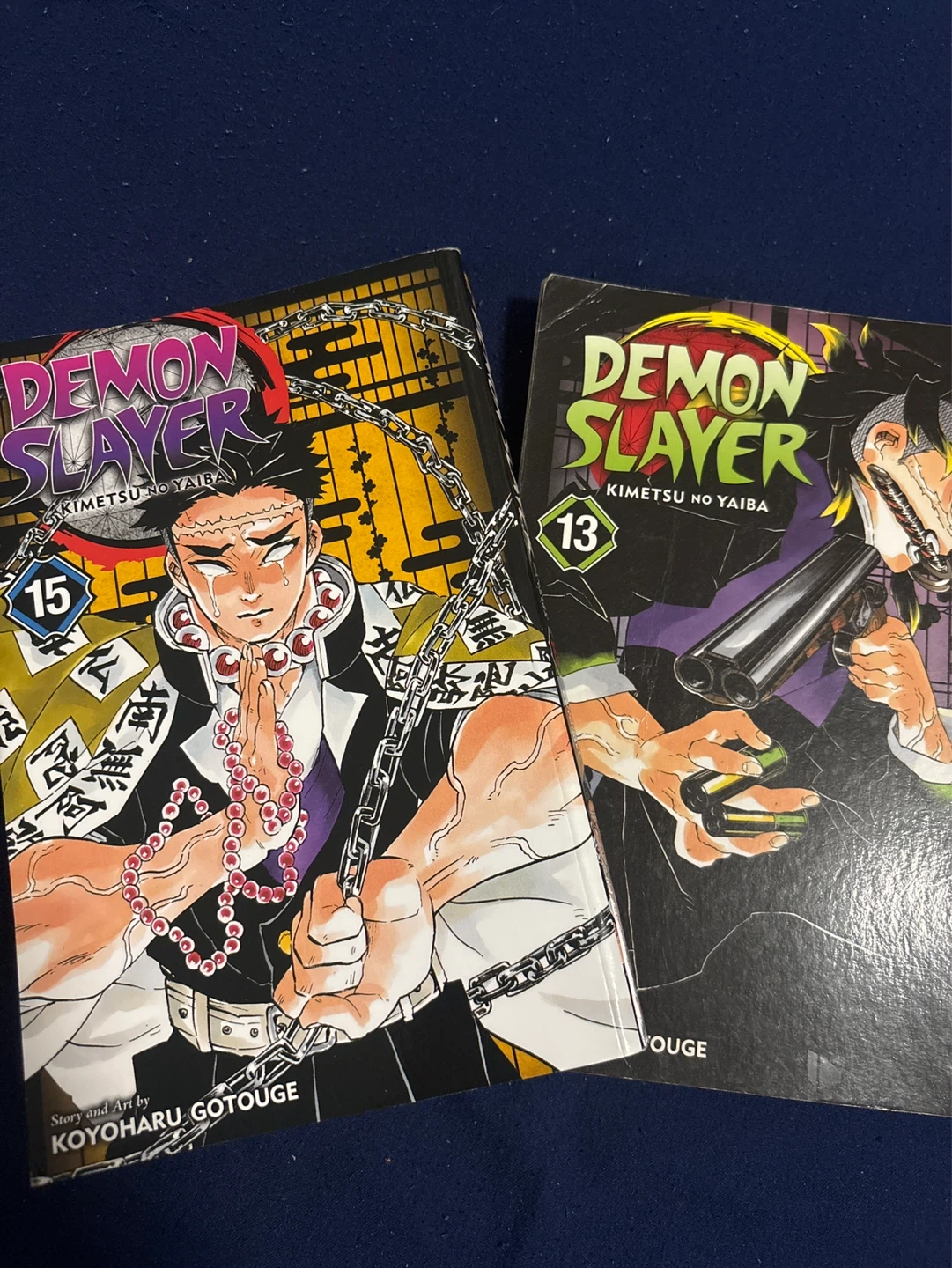 Demon Slayer Manga Volumes 13 & 15