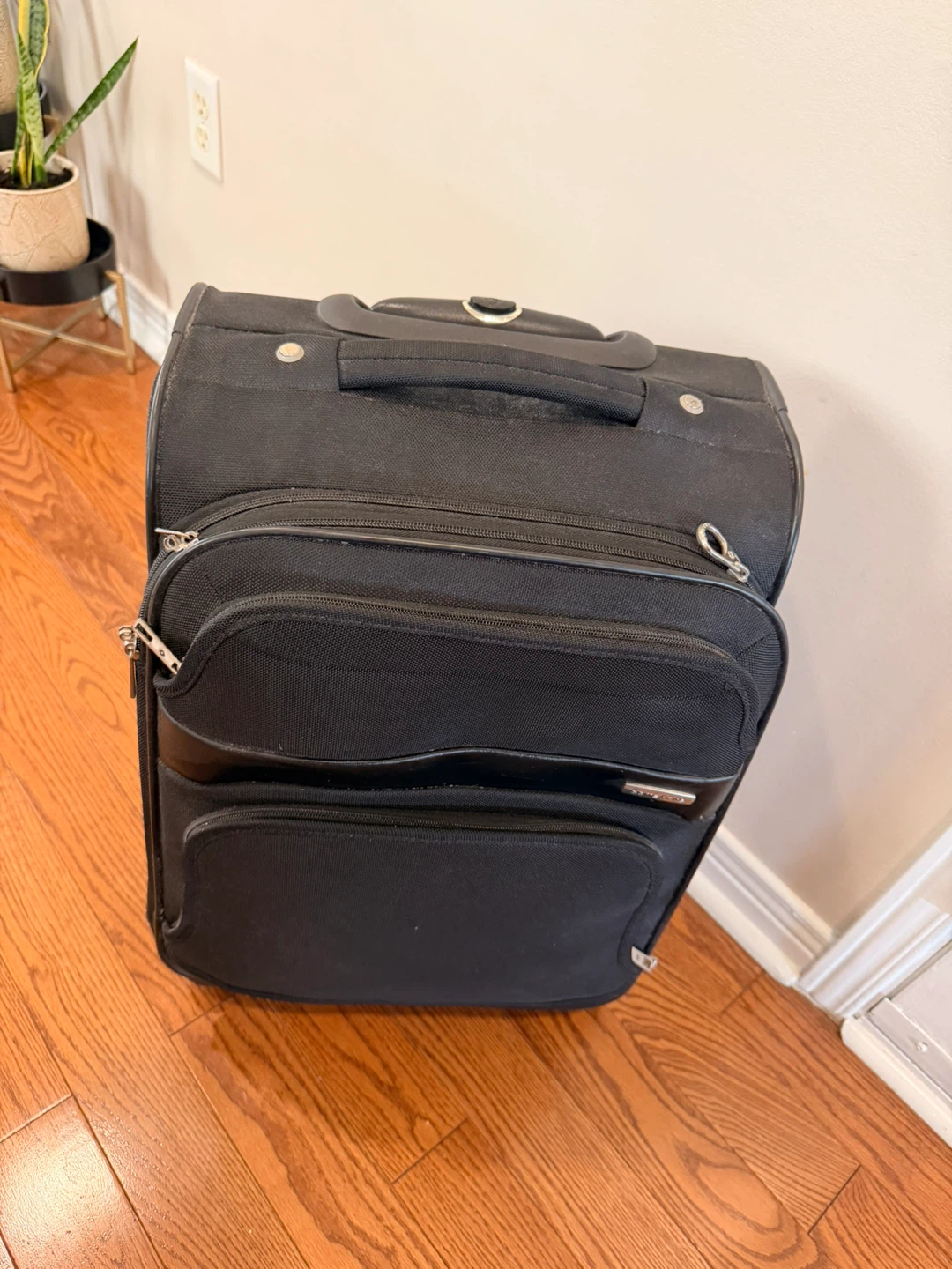 Samsonite carry on black fabric - photo 3