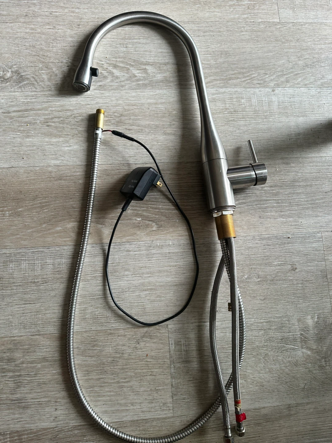 Kitchen Faucet with Sprayer and Power Adapter