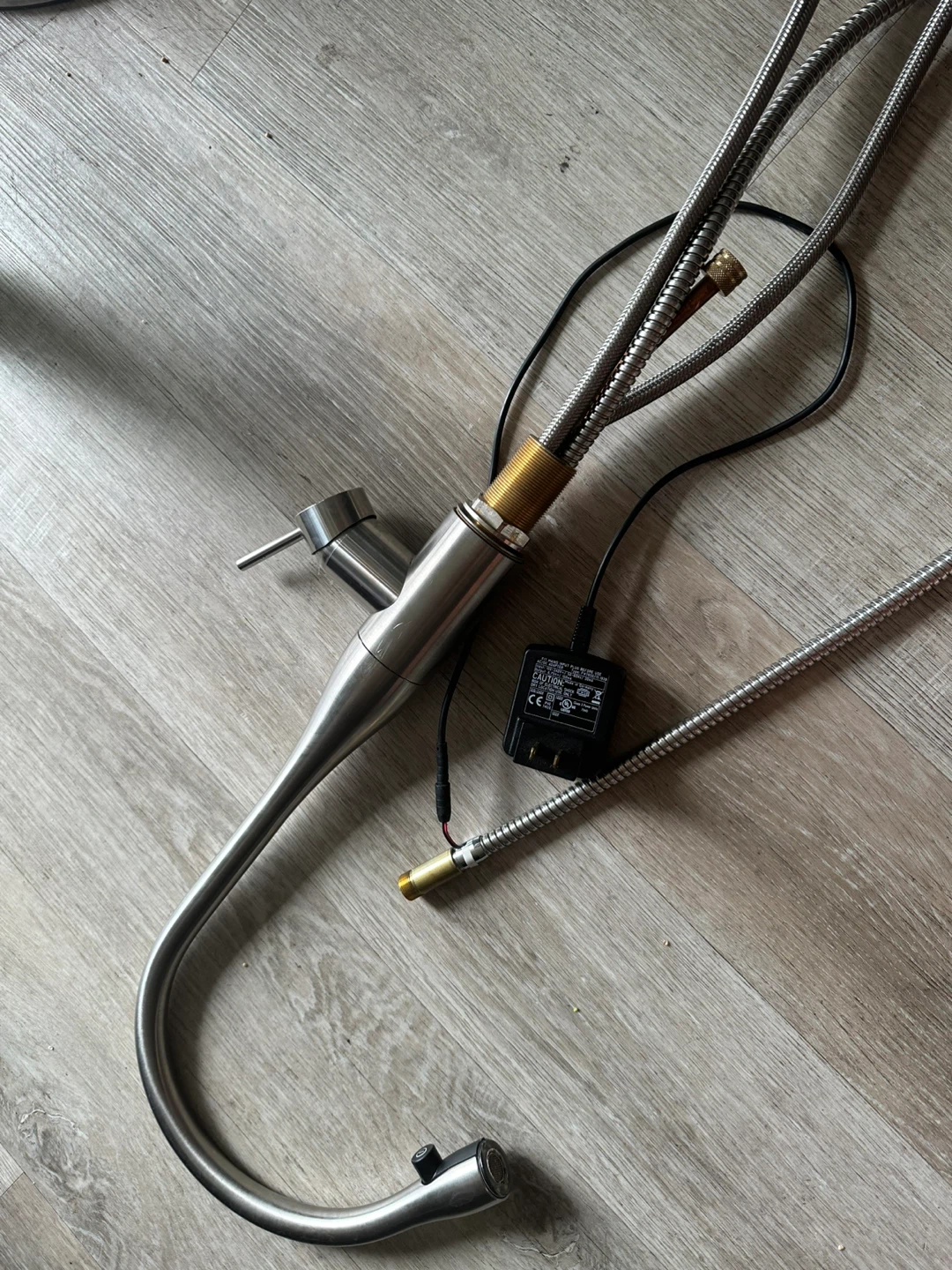Kitchen Faucet with Sprayer and Power Adapter - photo 2