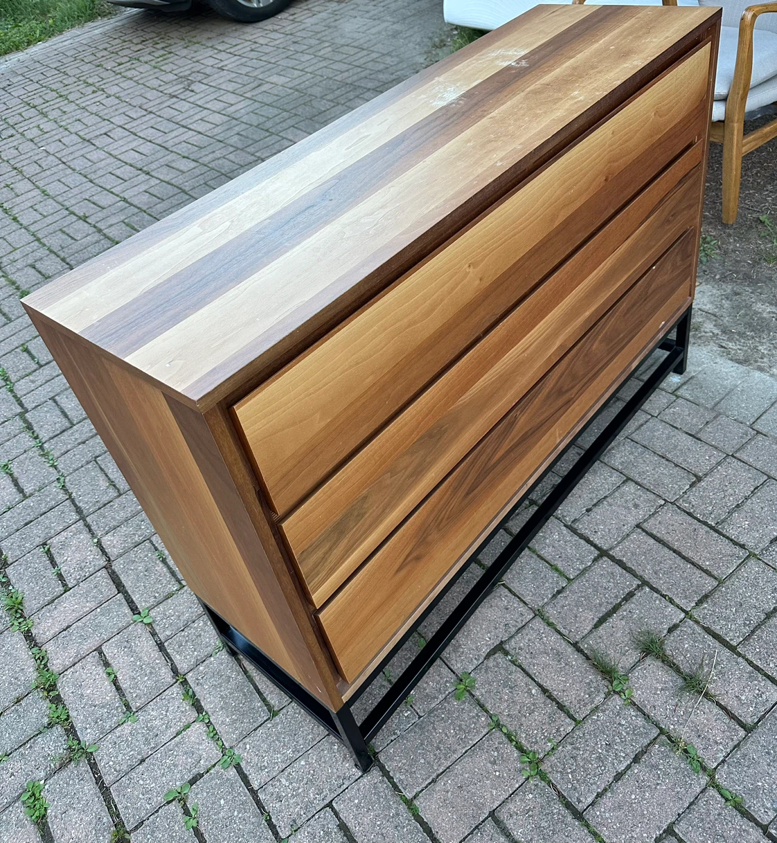 🔥Structube🔥Morden Wooden Dresser with Metal Base Six Drawers - photo 2