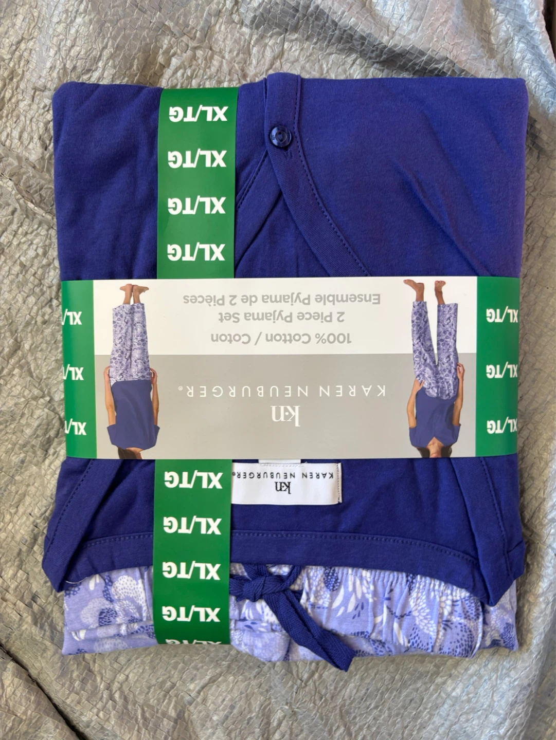 Karen Neuberger 2 Piece Pyjama Set XL/TG