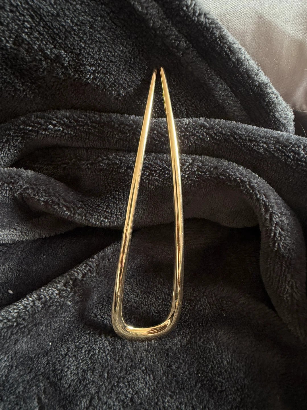 Gold U-Shaped Hair Pin