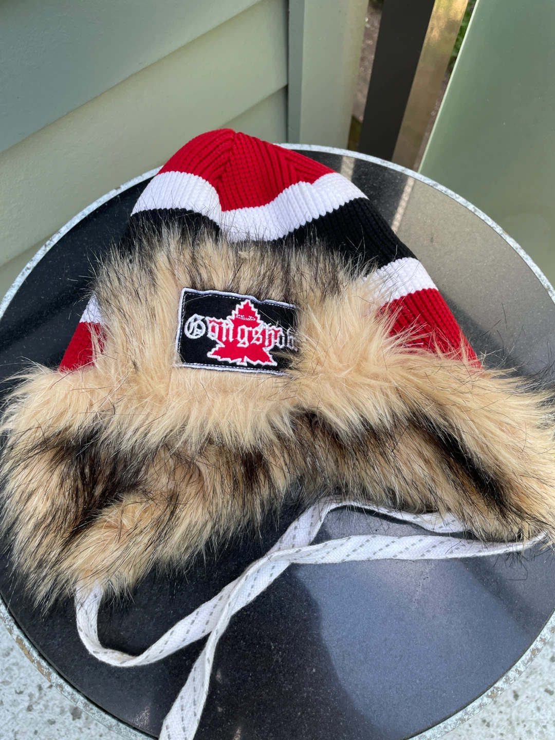 GONGSHOW Trapper Aviator Winter Hat Faux Fur Ear Flaps
