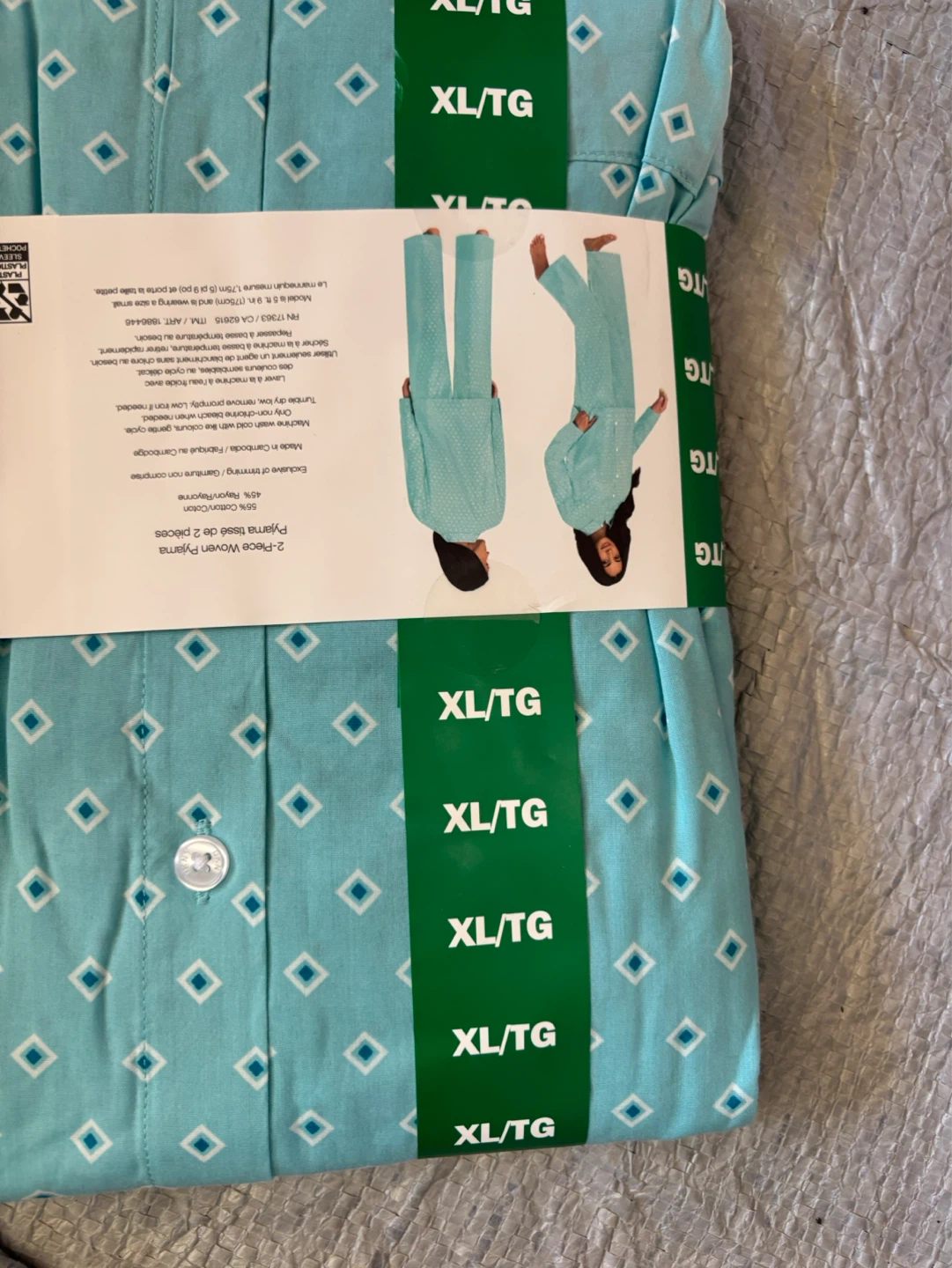 DKNY 2-Piece Woven Pajama Set XL/TG - photo 2
