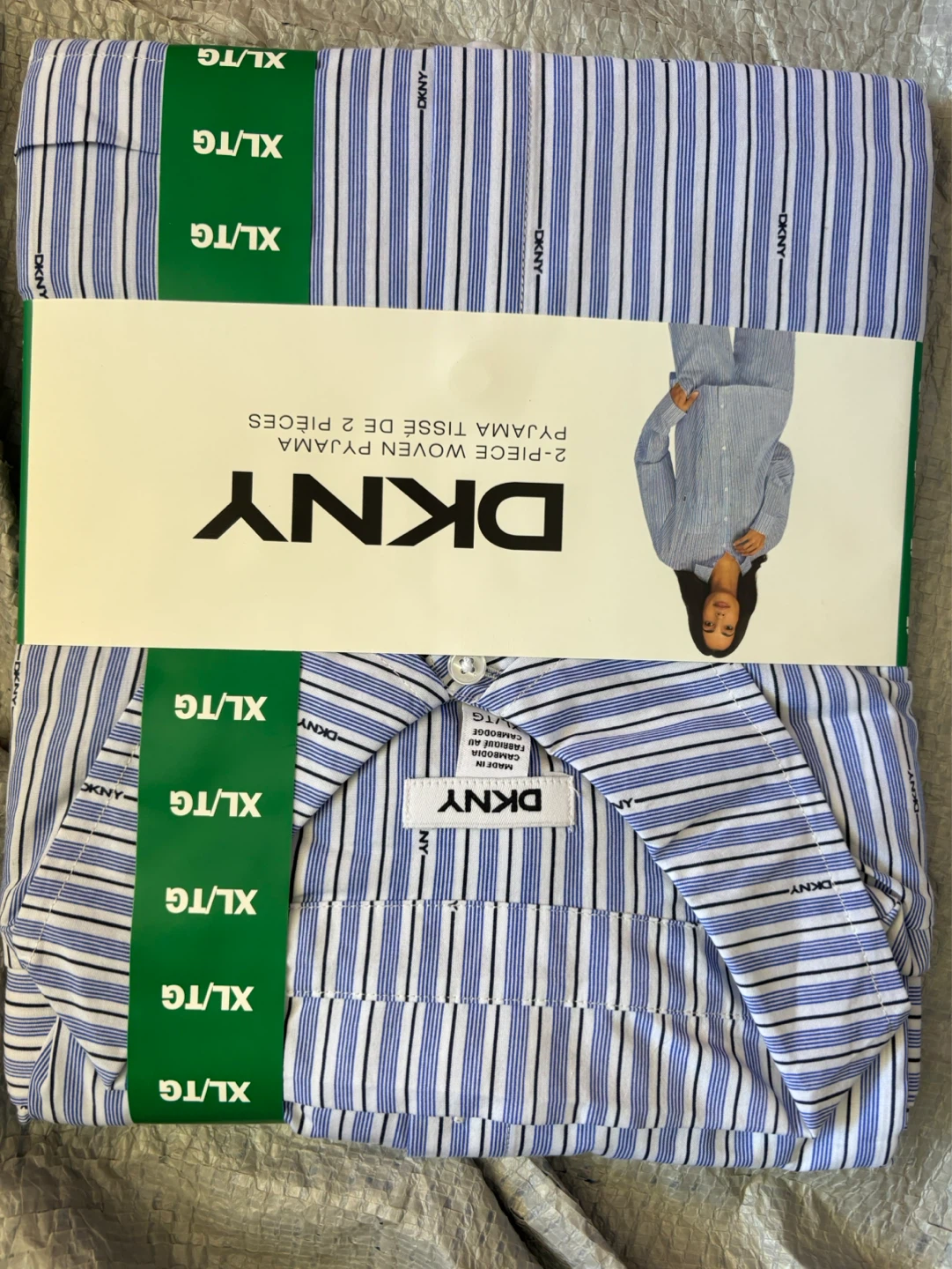 DKNY 2-Piece Woven Pajama Set XL