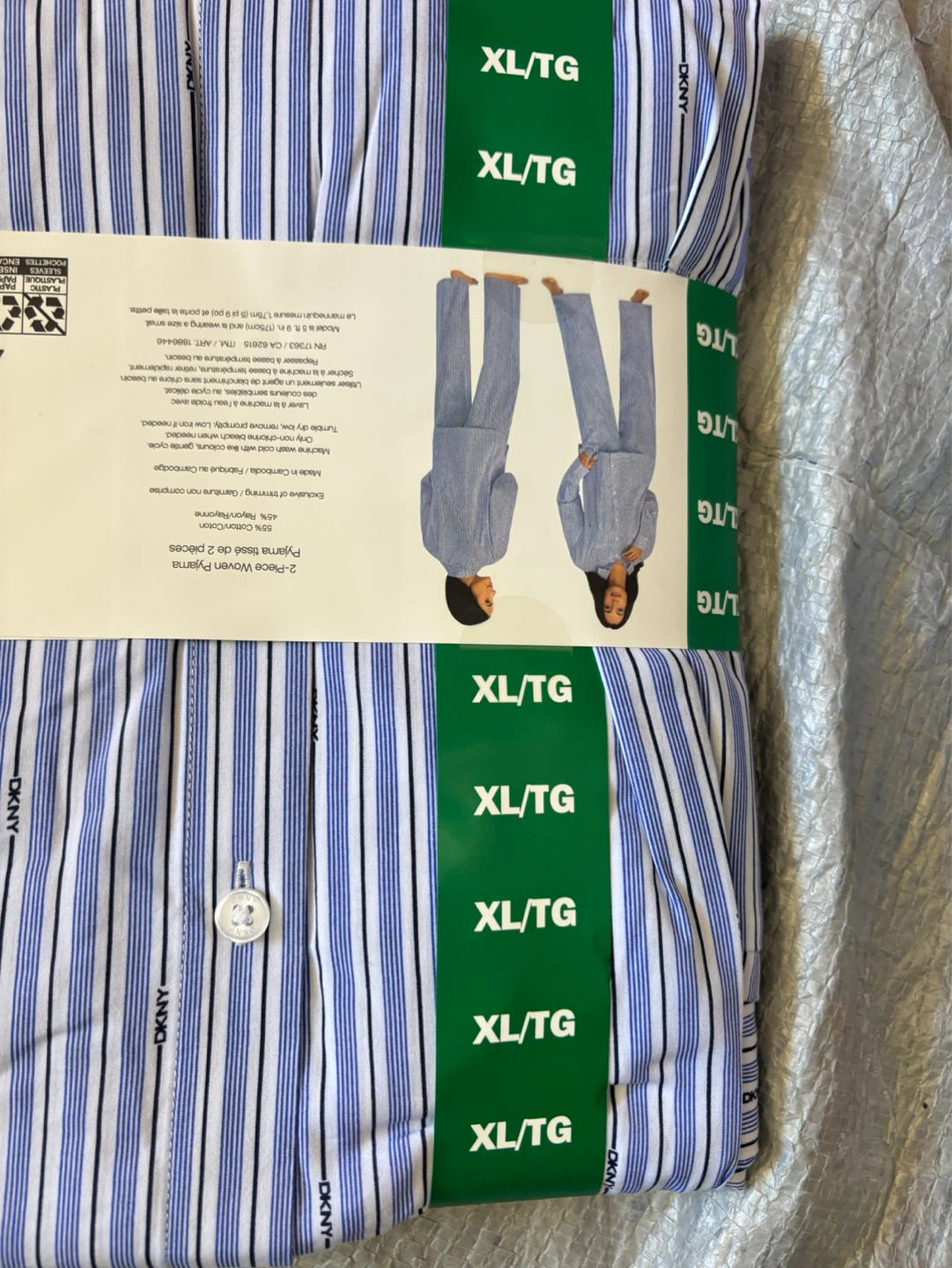 DKNY 2-Piece Woven Pajama Set XL - photo 2