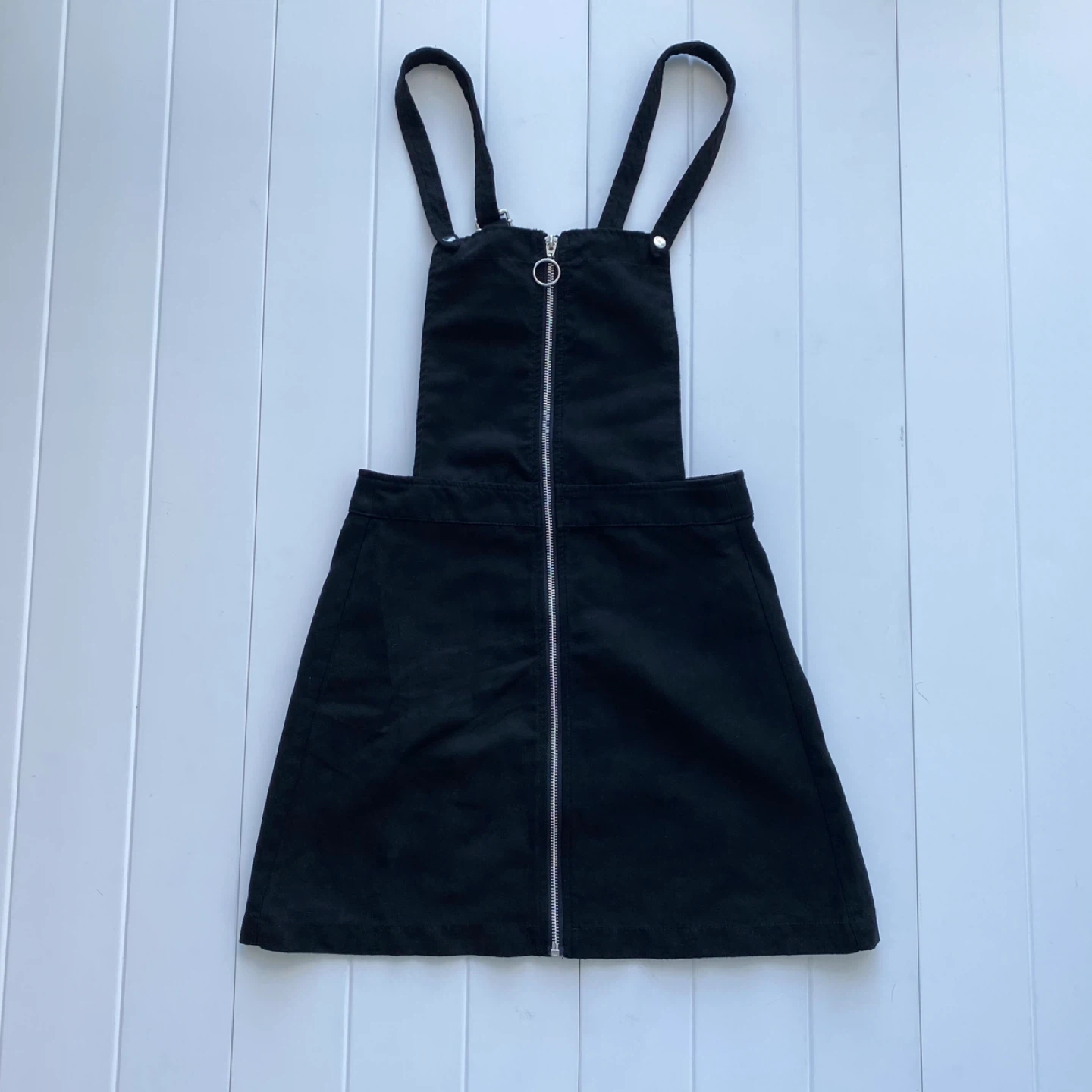 Black Zipper Overall Mini Dress - photo 2