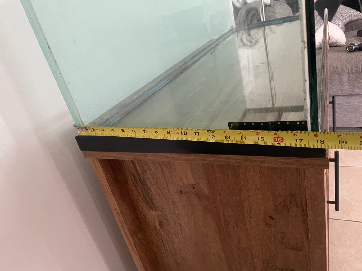 Large Tank with Wooden Cabinet Stand - photo 5