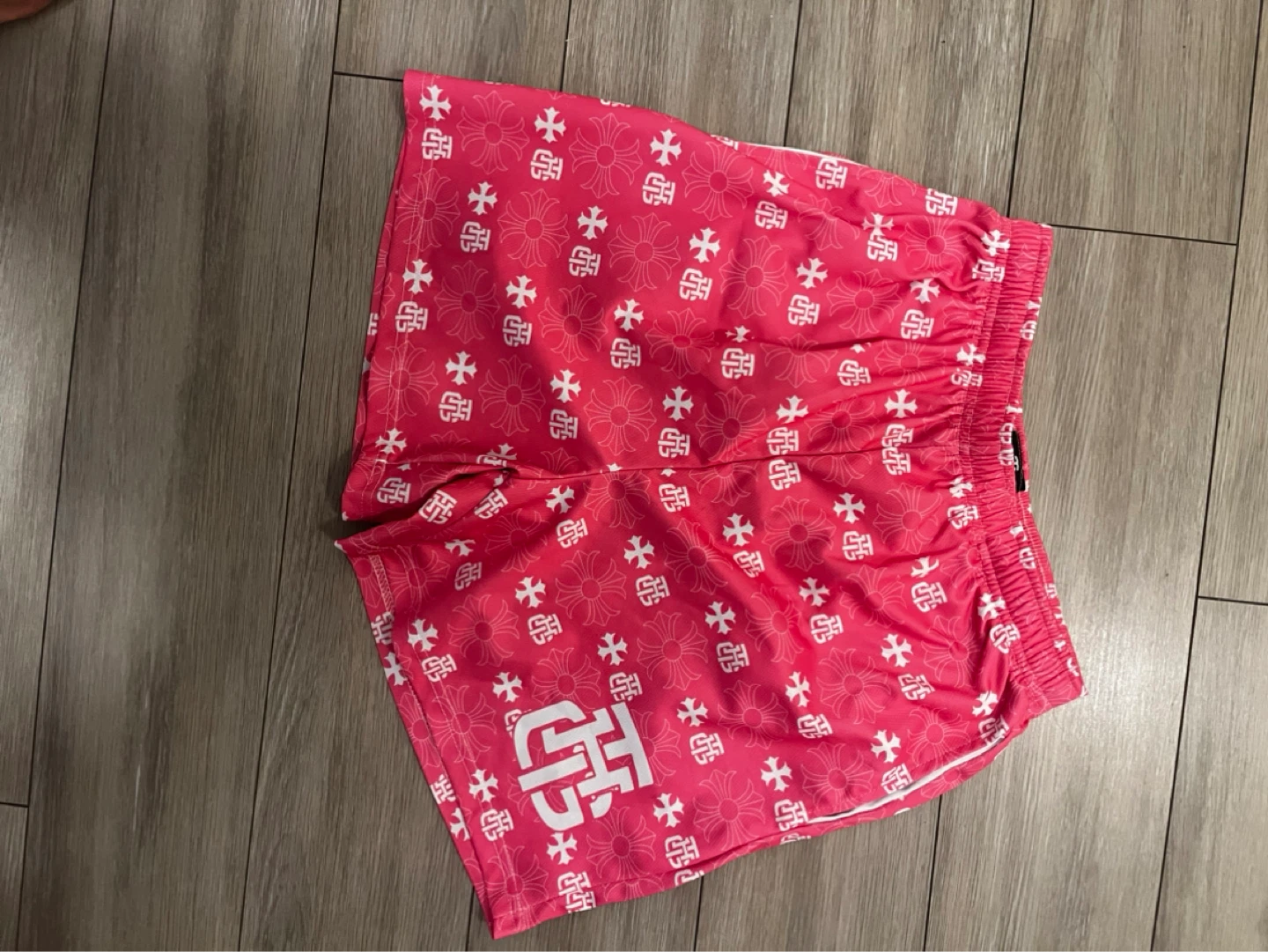 Hoop Gang Shorts - Purple Swirl & Pink Floral Patterns - photo 2