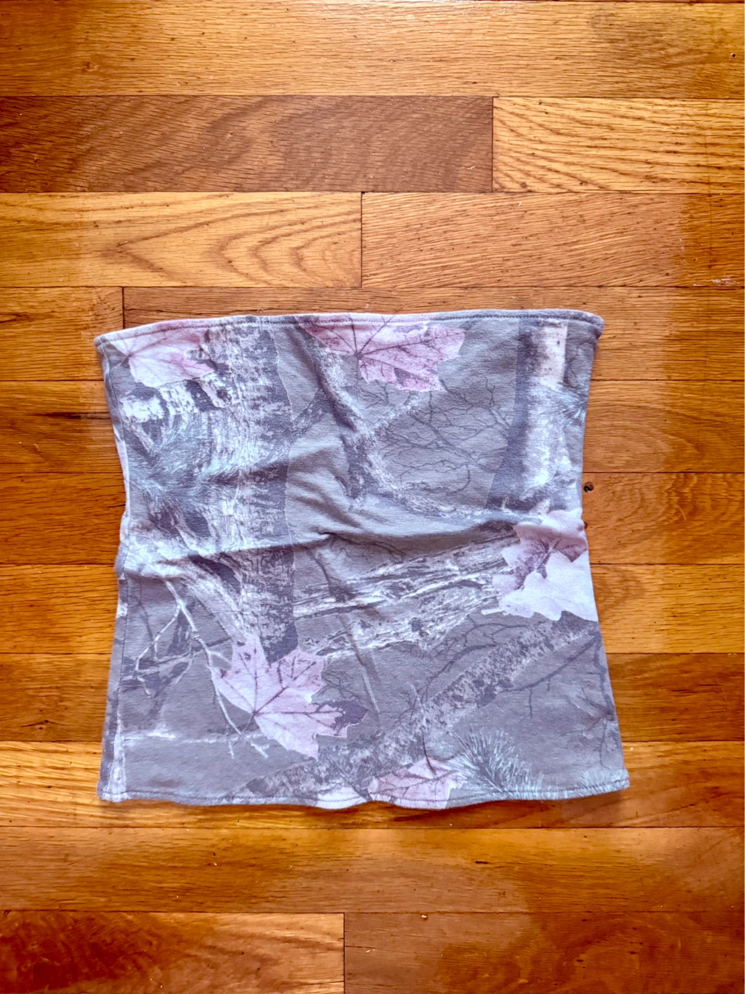 Hollister reversible Camo/pink Tube Top S