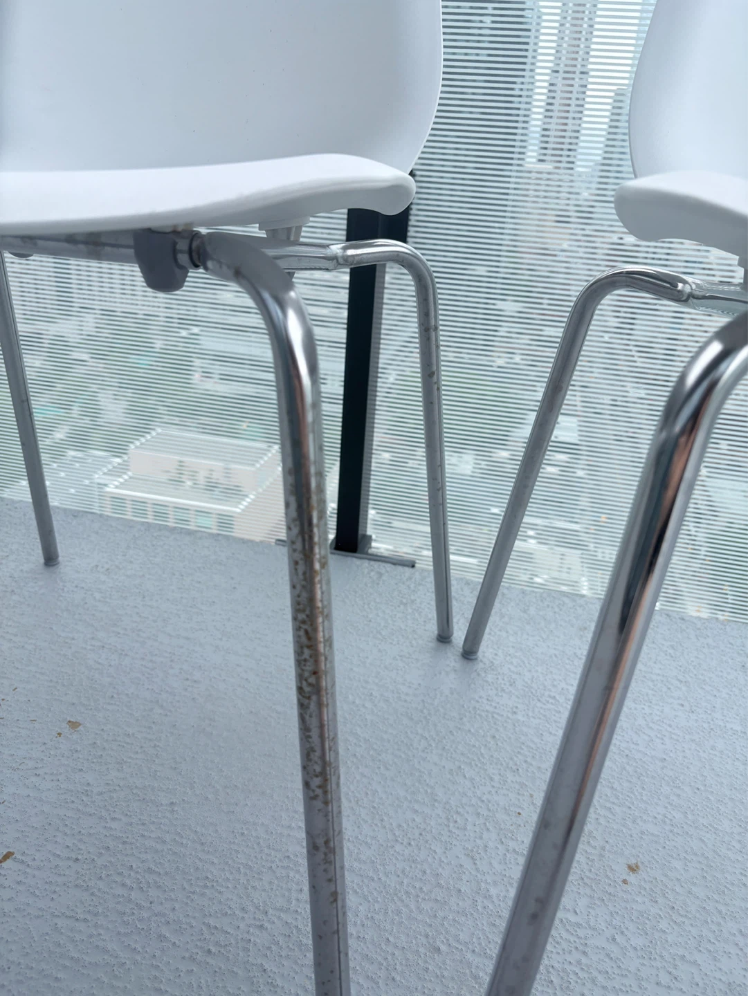 White Dining Chairs - Set of 2 - photo 4