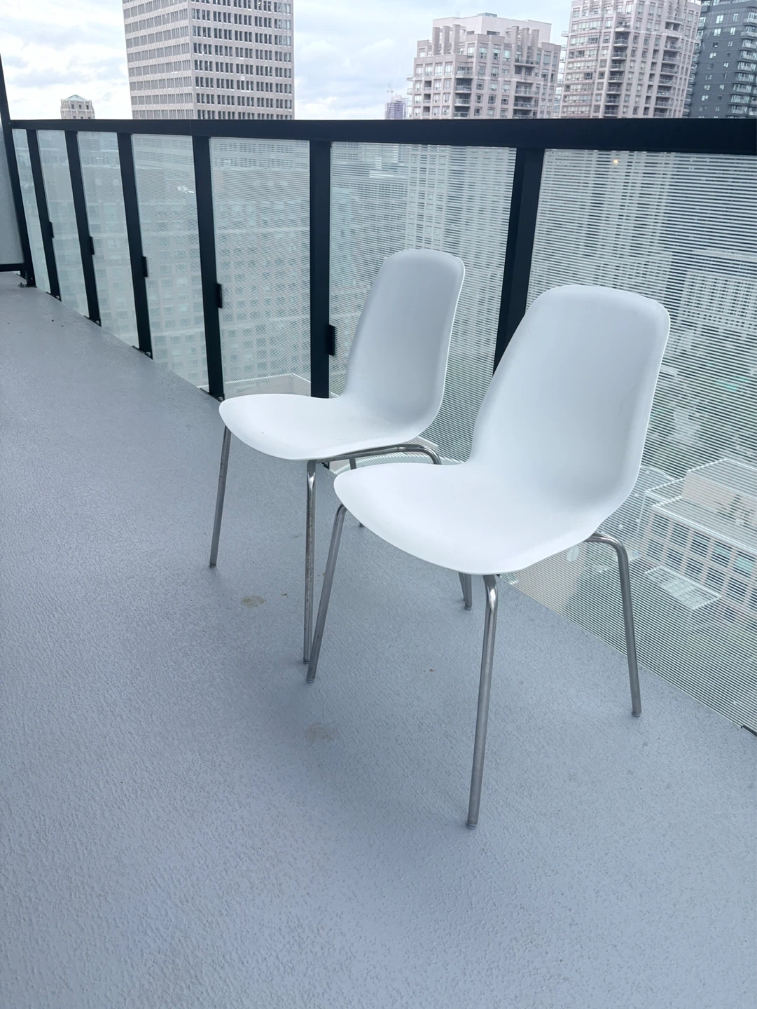 White Dining Chairs - Set of 2