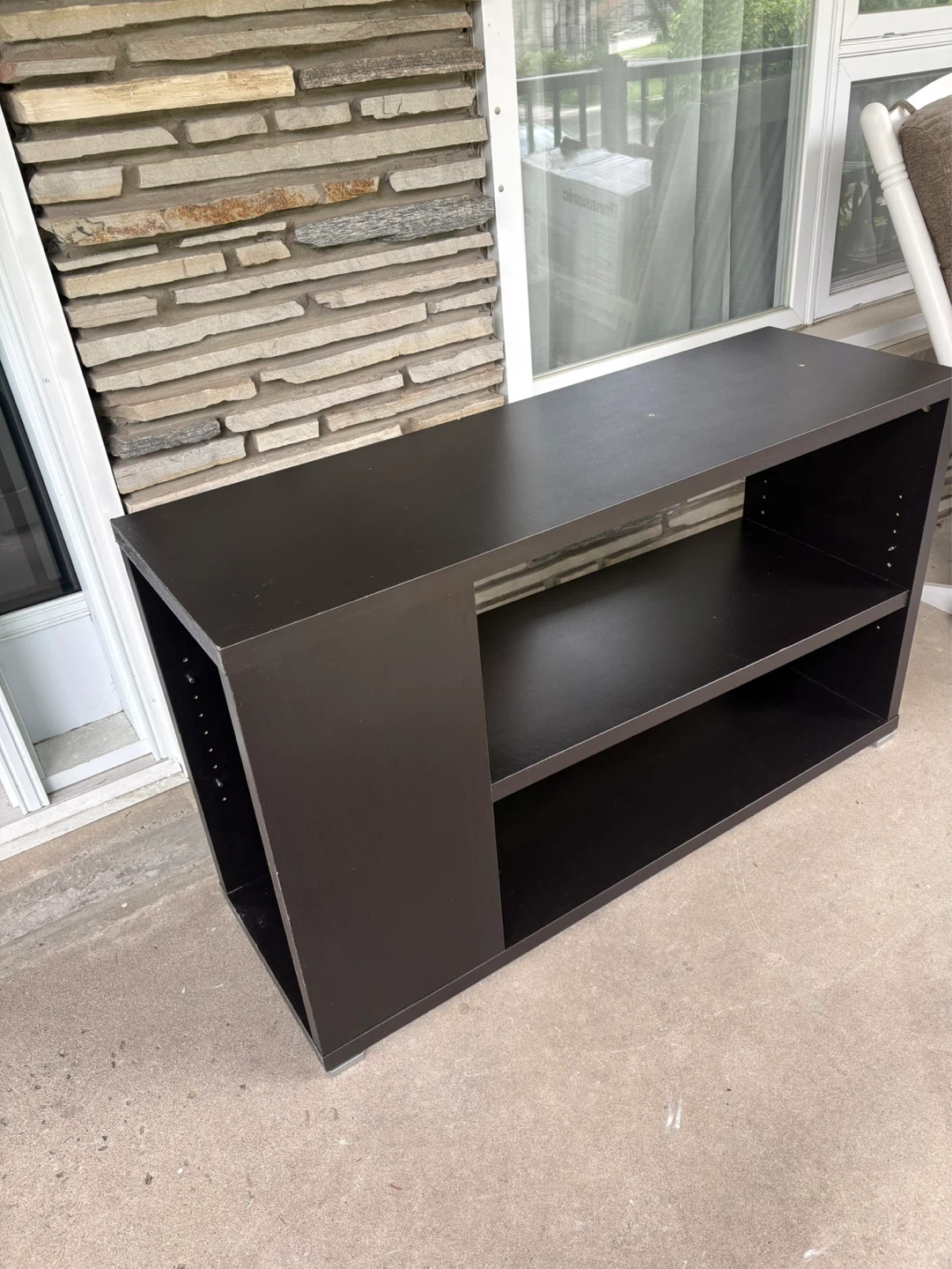 Dark Brown Media Console / Storage Unit - photo 2